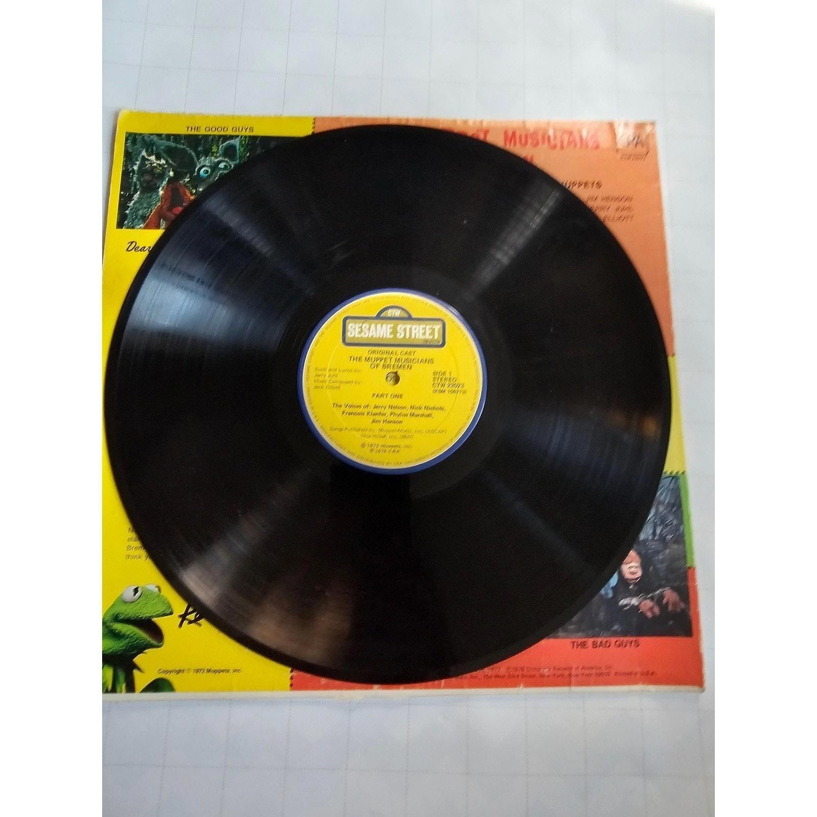 Kermit The Frog Presents Muppet Musicians of Bremen Vinyl Record CRA - good-g-