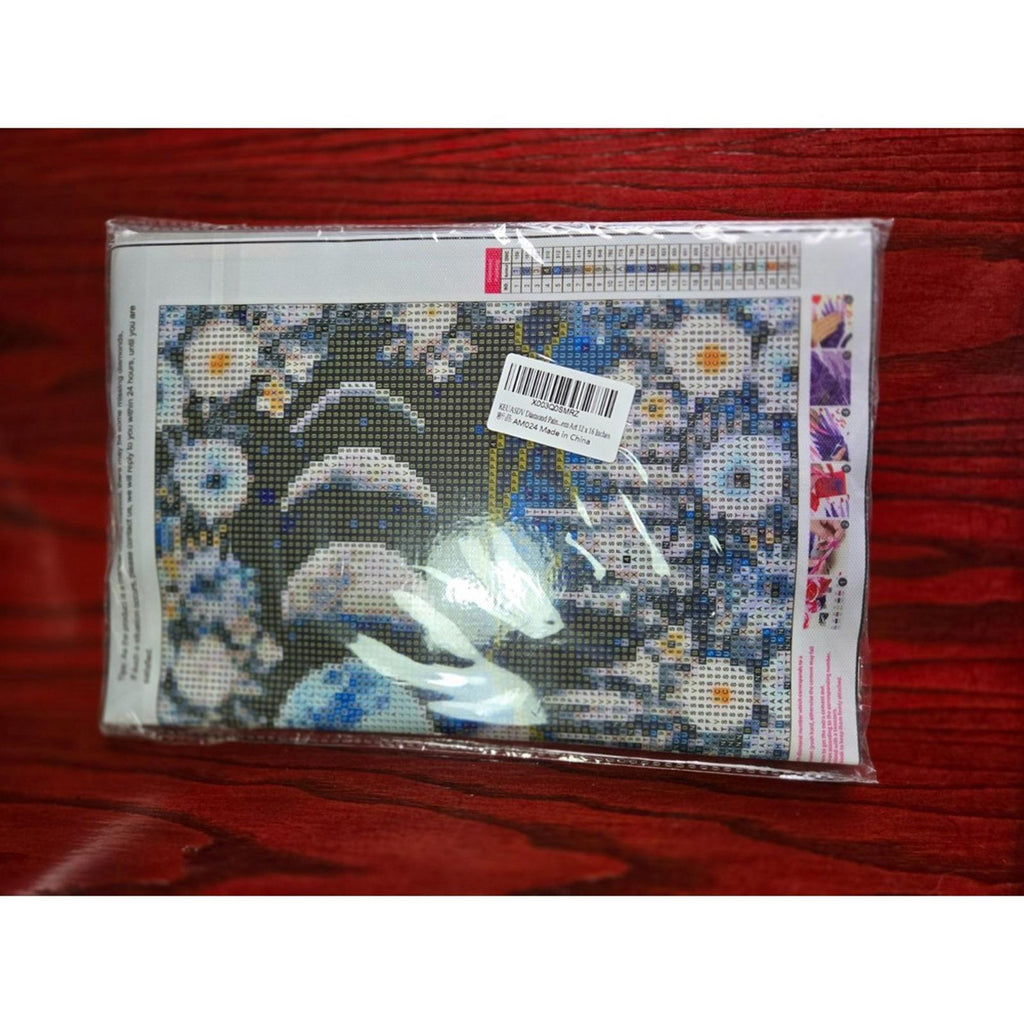 Moon Phases Cosmic Florals Diamond Painting Kit Witchy Craft Vibes