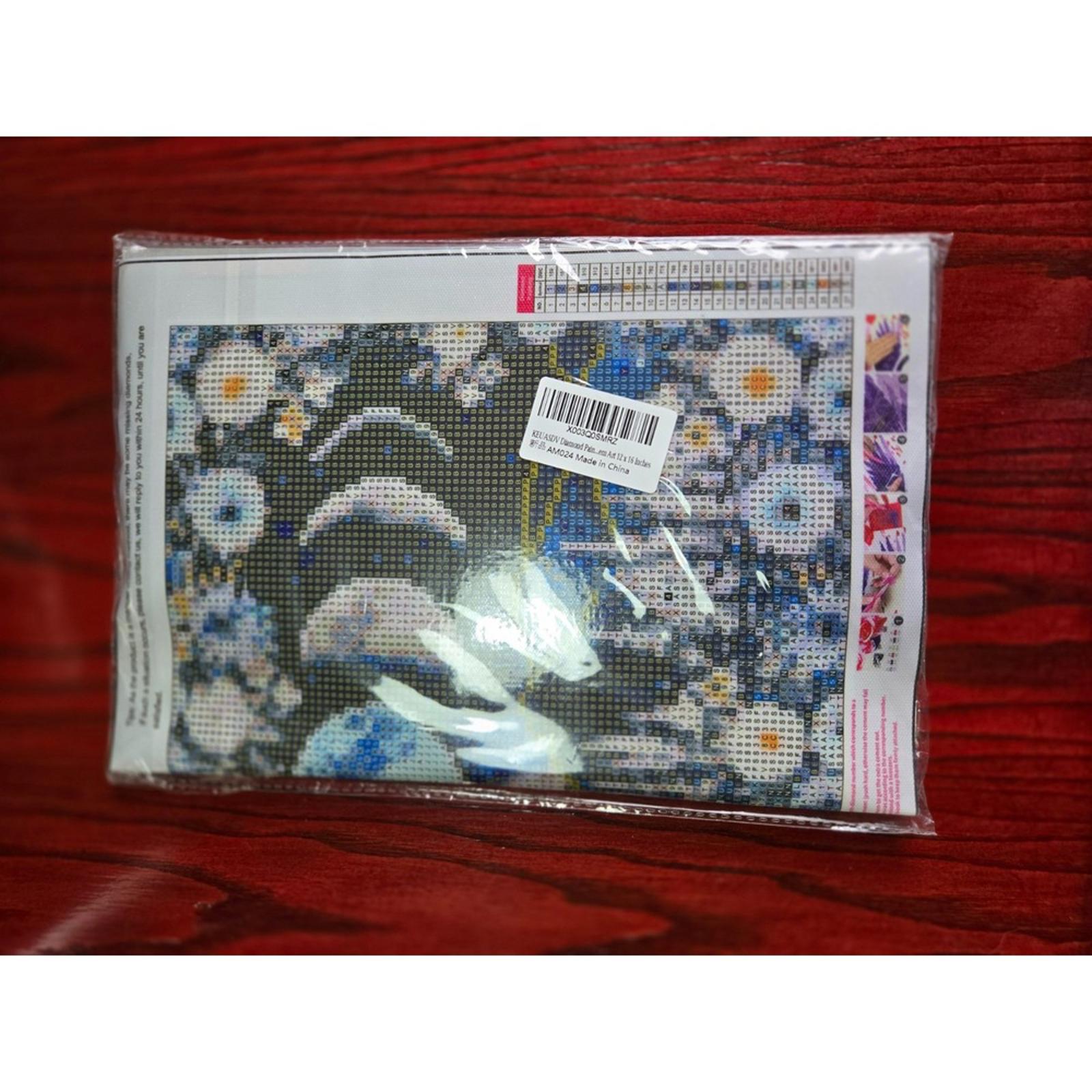 Moon Phases Cosmic Florals Diamond Painting Kit Witchy Craft Vibes