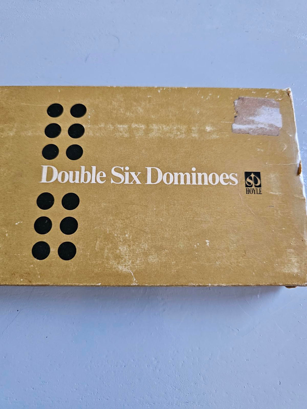 Vintage Hoyle Double Six Dominoes Set