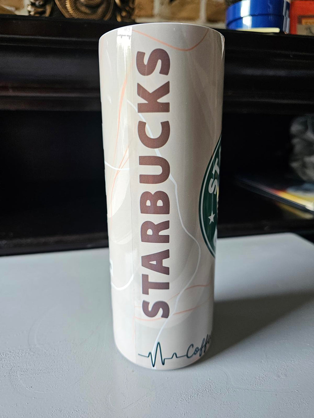 20oz Custom Starbucks Coffee Skinny Tumbler – Barista Style Drink Order