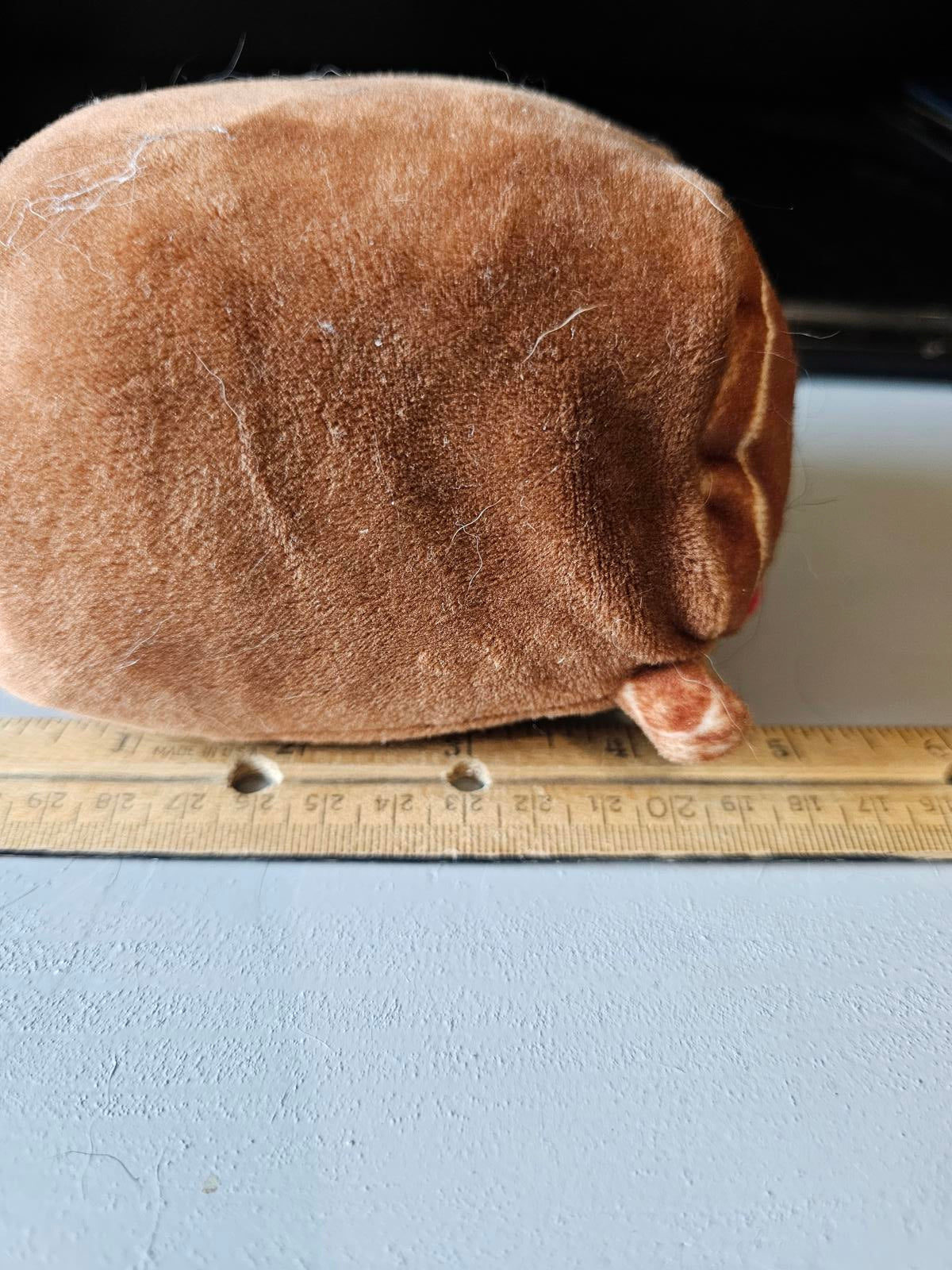 Reversible Toast Plush – Angry/Happy Bread Loaf Plushie – 6” Soft Toy