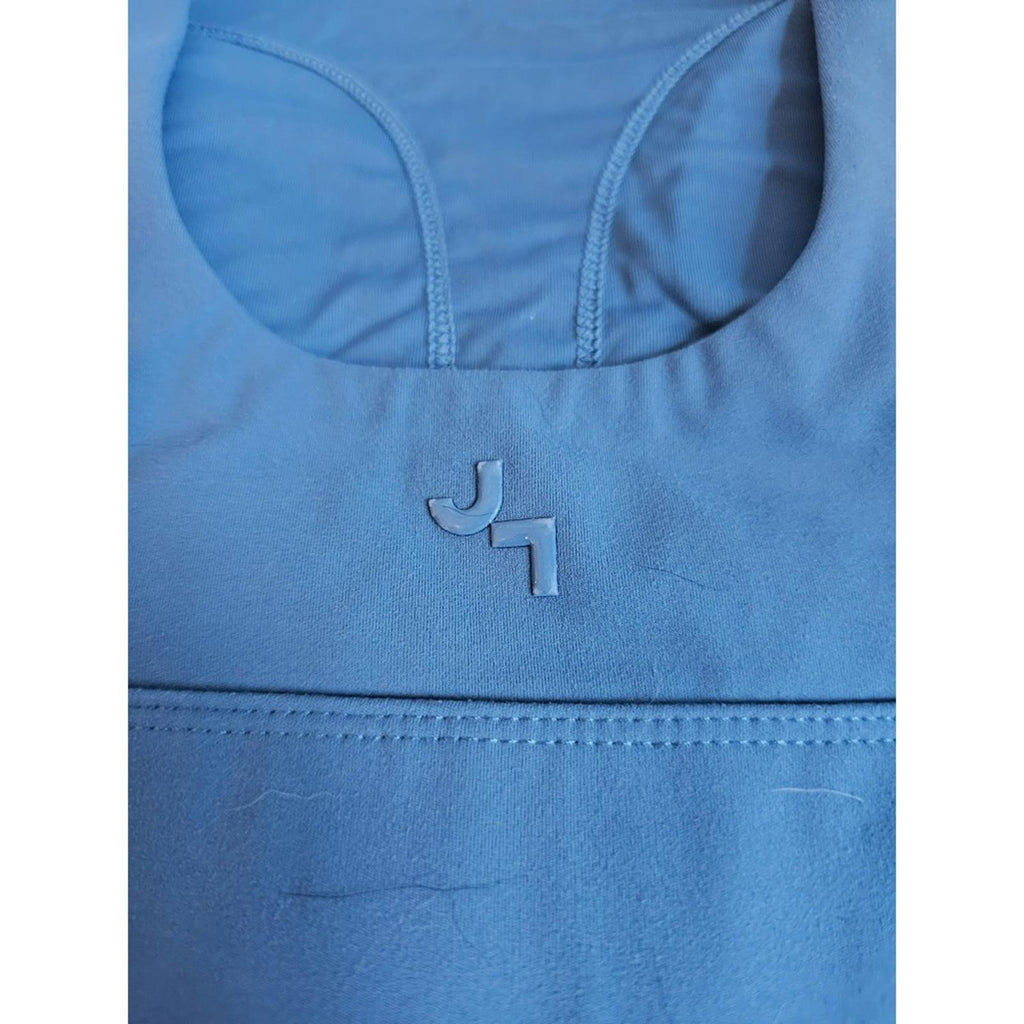 JoyLab Womens Sports Bra M Blue Stretch Racerback Activewear
