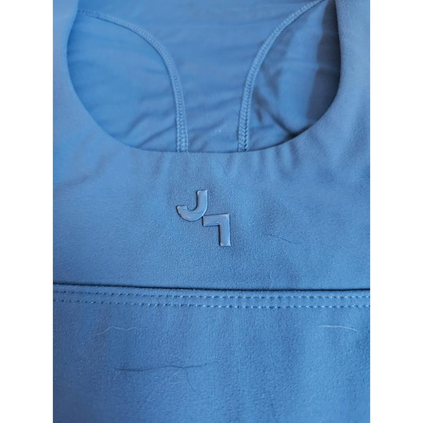 JoyLab Womens Sports Bra M Blue Stretch Racerback Activewear