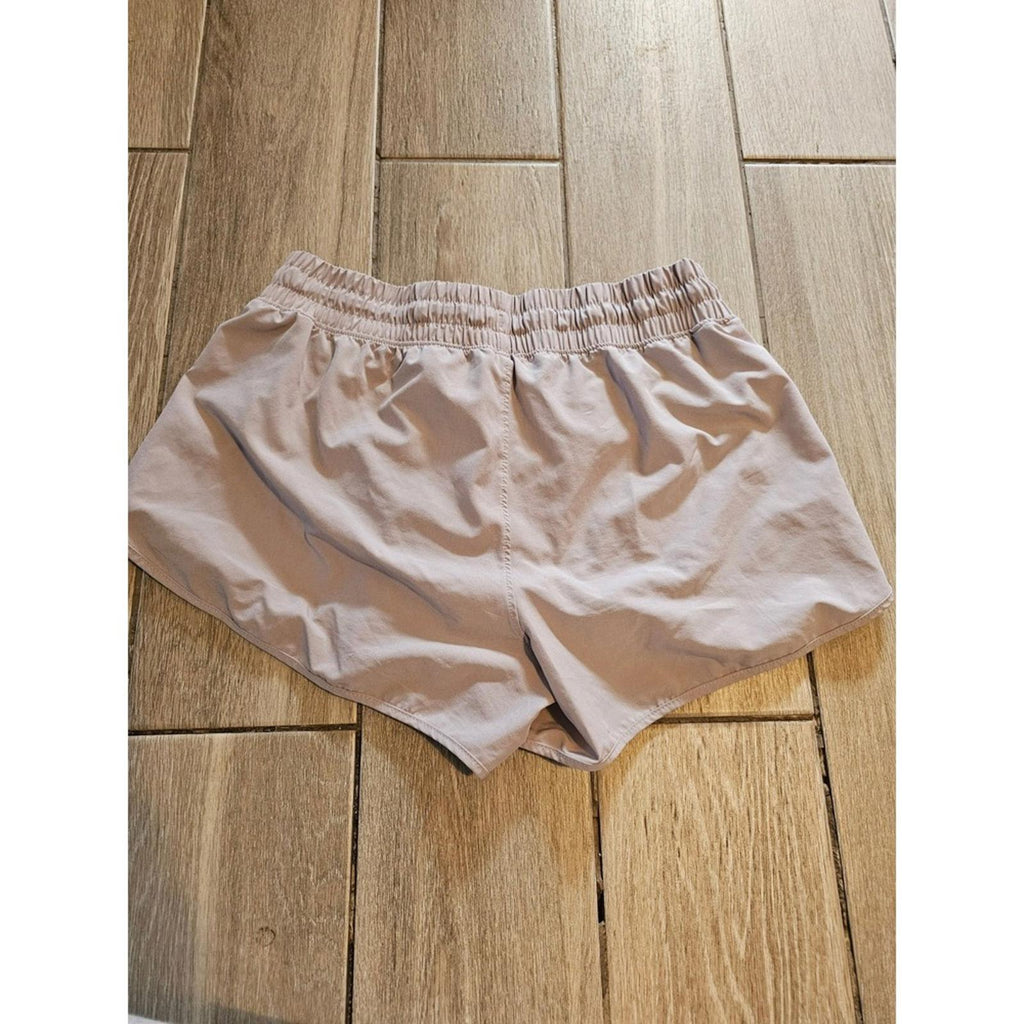 90 Degree by Reflex Gray Running Shorts Medium Elastic Waist Active