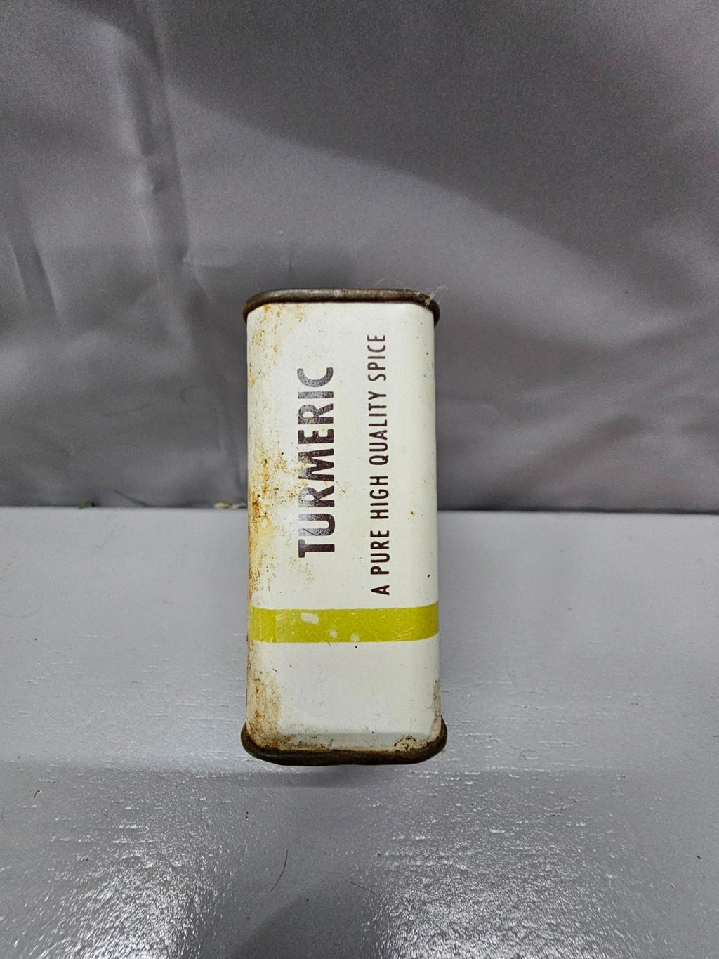 Vintage Ann Page pure ground TURMERIC 2 oz tin, empty