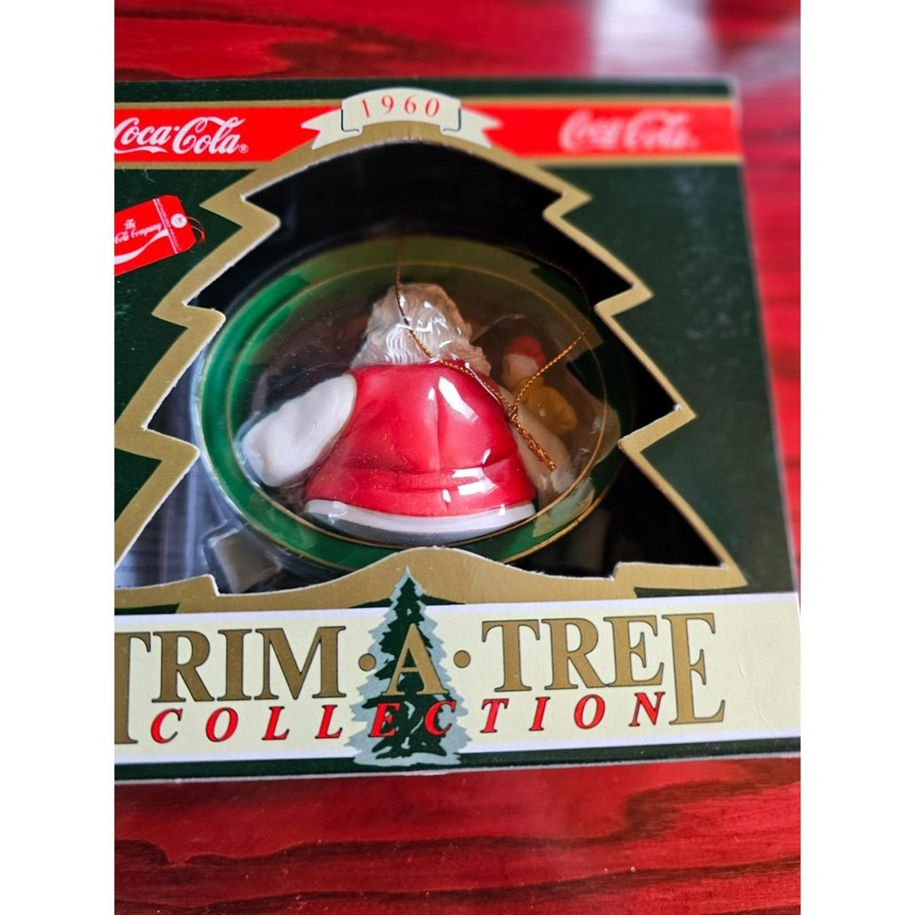 Coca Cola Trim A Tree Ornament 1990 1960 Santa Claus UPC 715429111090