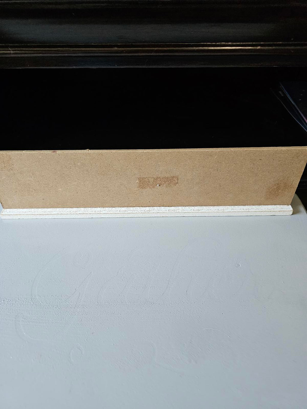 Rustic “WELCOME” Wooden Table Sign Mixed Material Farmhouse Decor