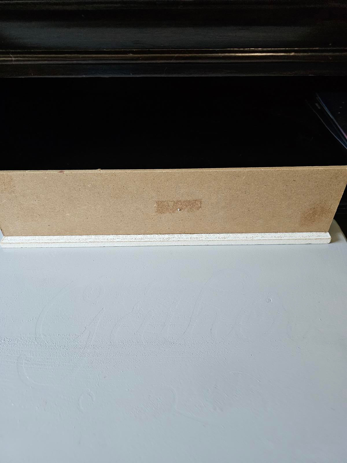 Rustic “WELCOME” Wooden Table Sign Mixed Material Farmhouse Decor