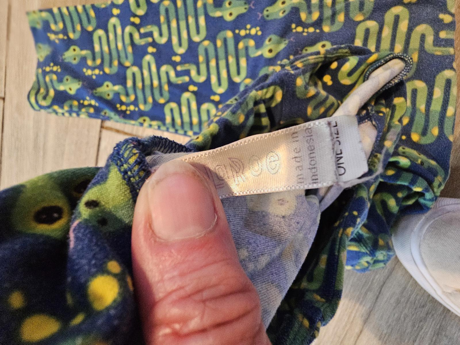 Lularoe OS Leggings Blue Green Snake Print Buttery Soft Reptile Pattern