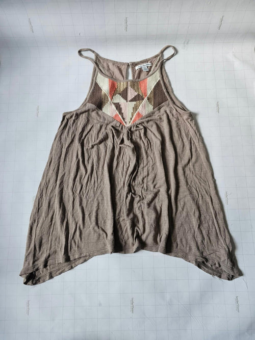 American Eagle Women's Embroidered Tank Top Size Small