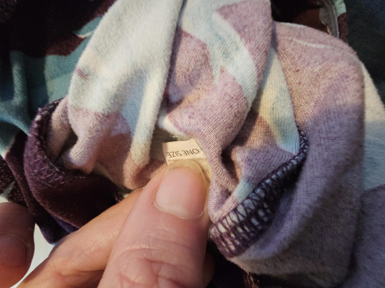 Lularoe OS Leggings Purple Blue Shark Print Buttery Soft Ocean Sea Life