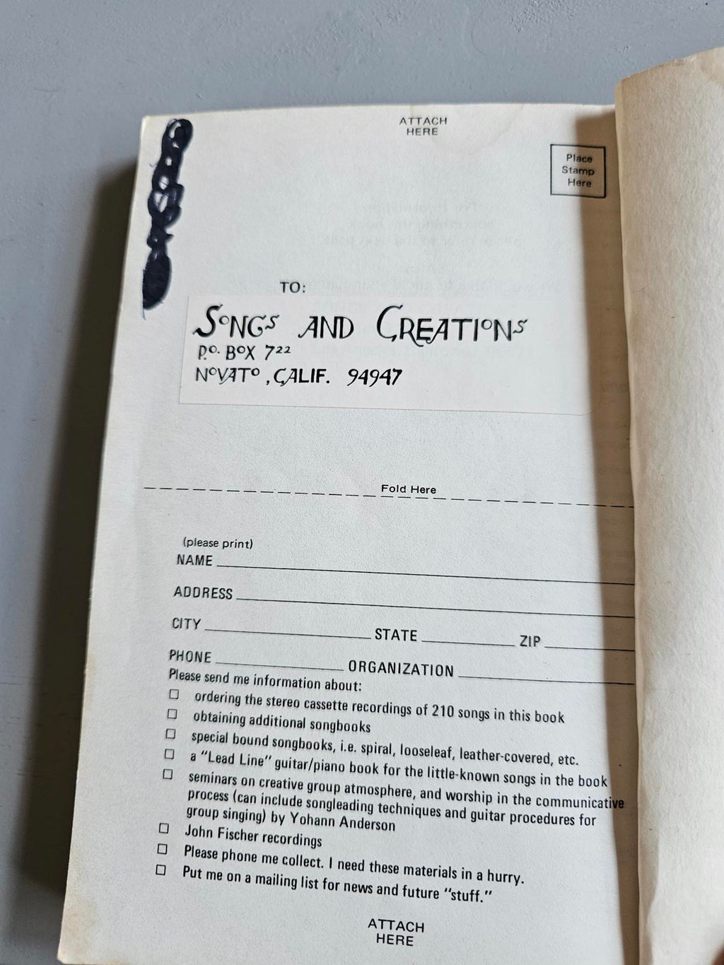 Vintage Mennonite Voluntary Service Songbook - Sing Your Heart Out!