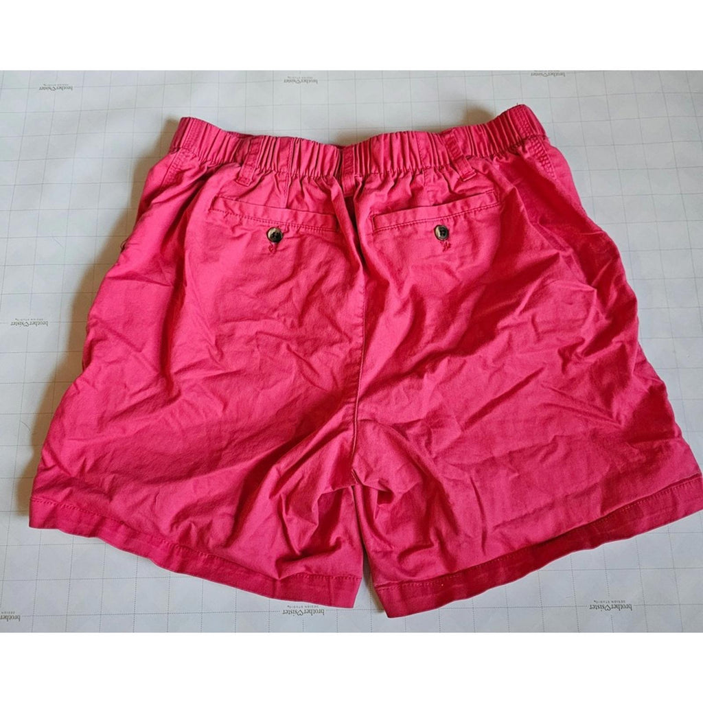 Old Navy Hot Pink OG Chino Shorts Small High Waist Pockets Casual