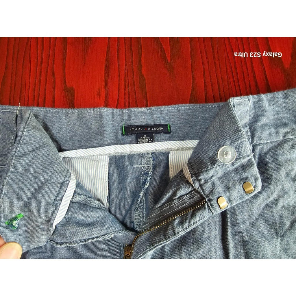 Tommy Hilfiger Blue Chambray Shorts Women's Size 8