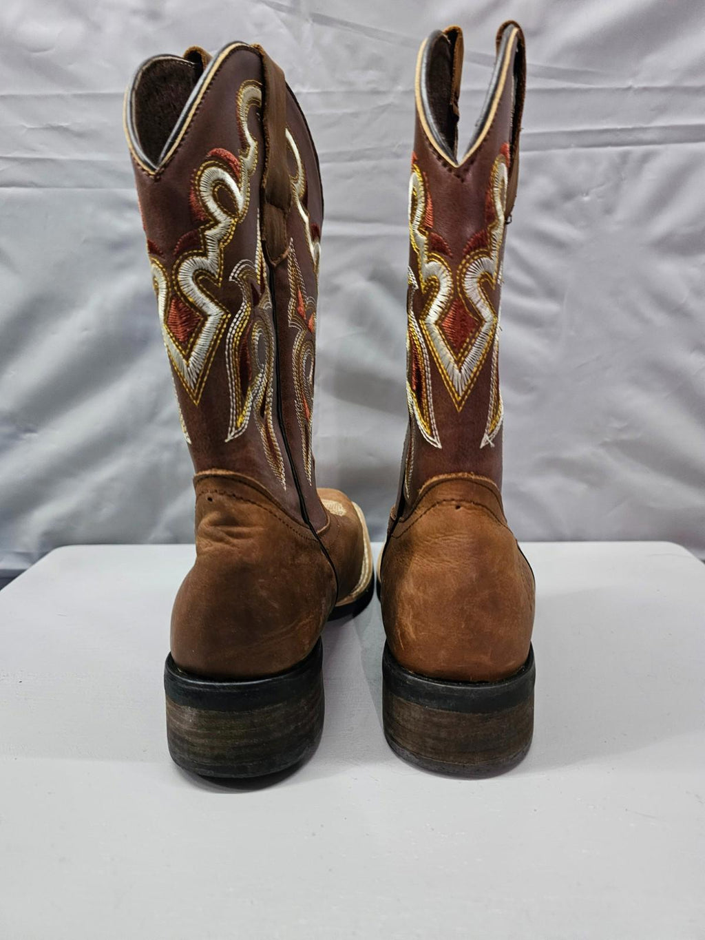 Ranger’s Boots Men’s Western Cowboy Boots Brown Leather Size ~8.5” Sole