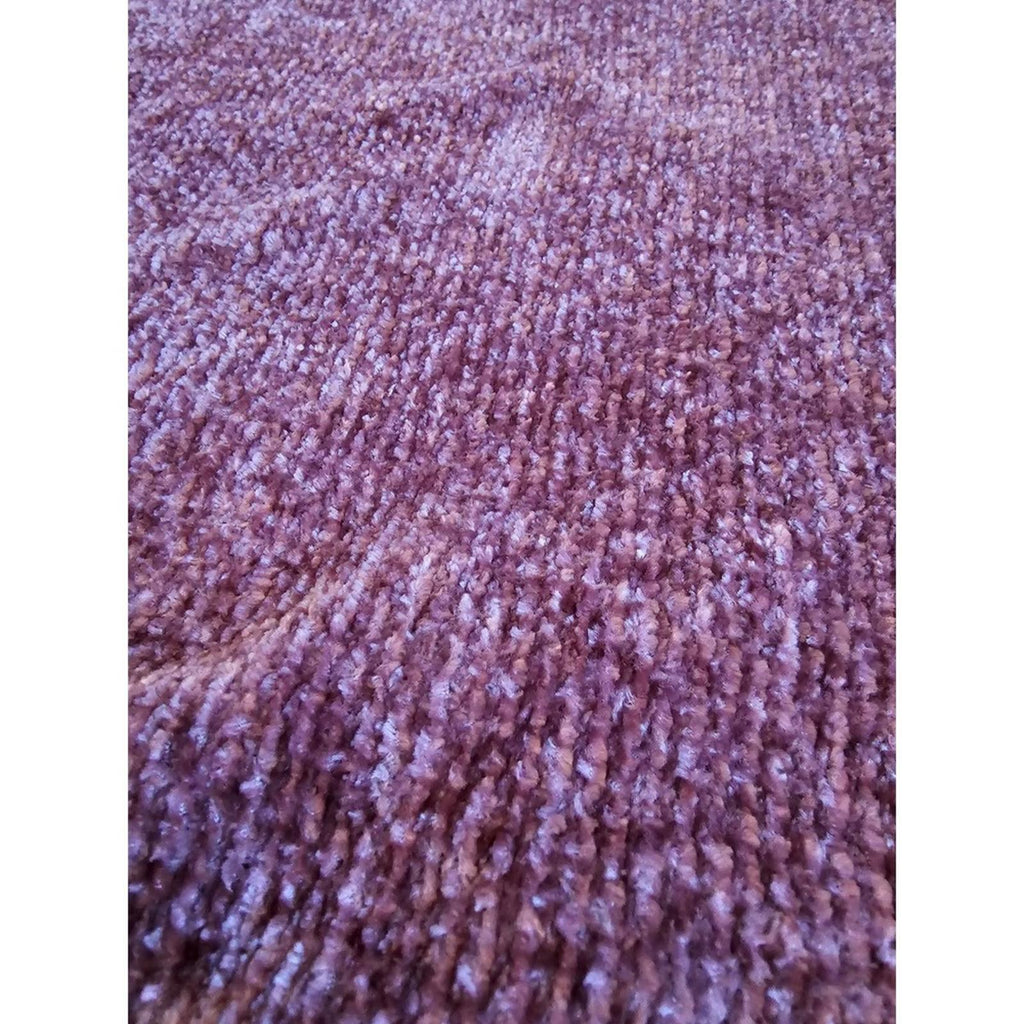 Pink Rose Purple Turtleneck Knit Pullover Sweater Women's Large