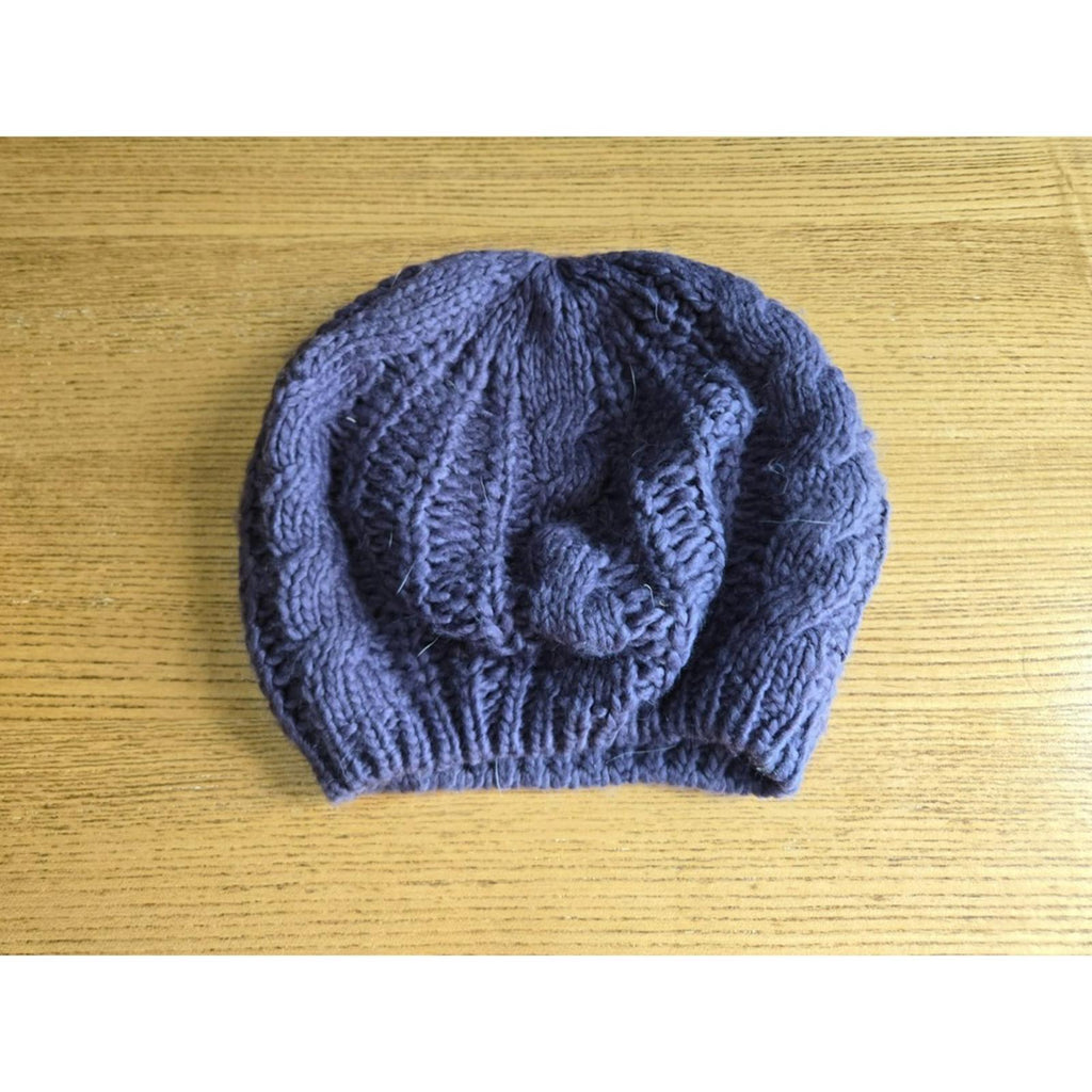 Cozy Blue Knit Beanie - The Unbranded Brand