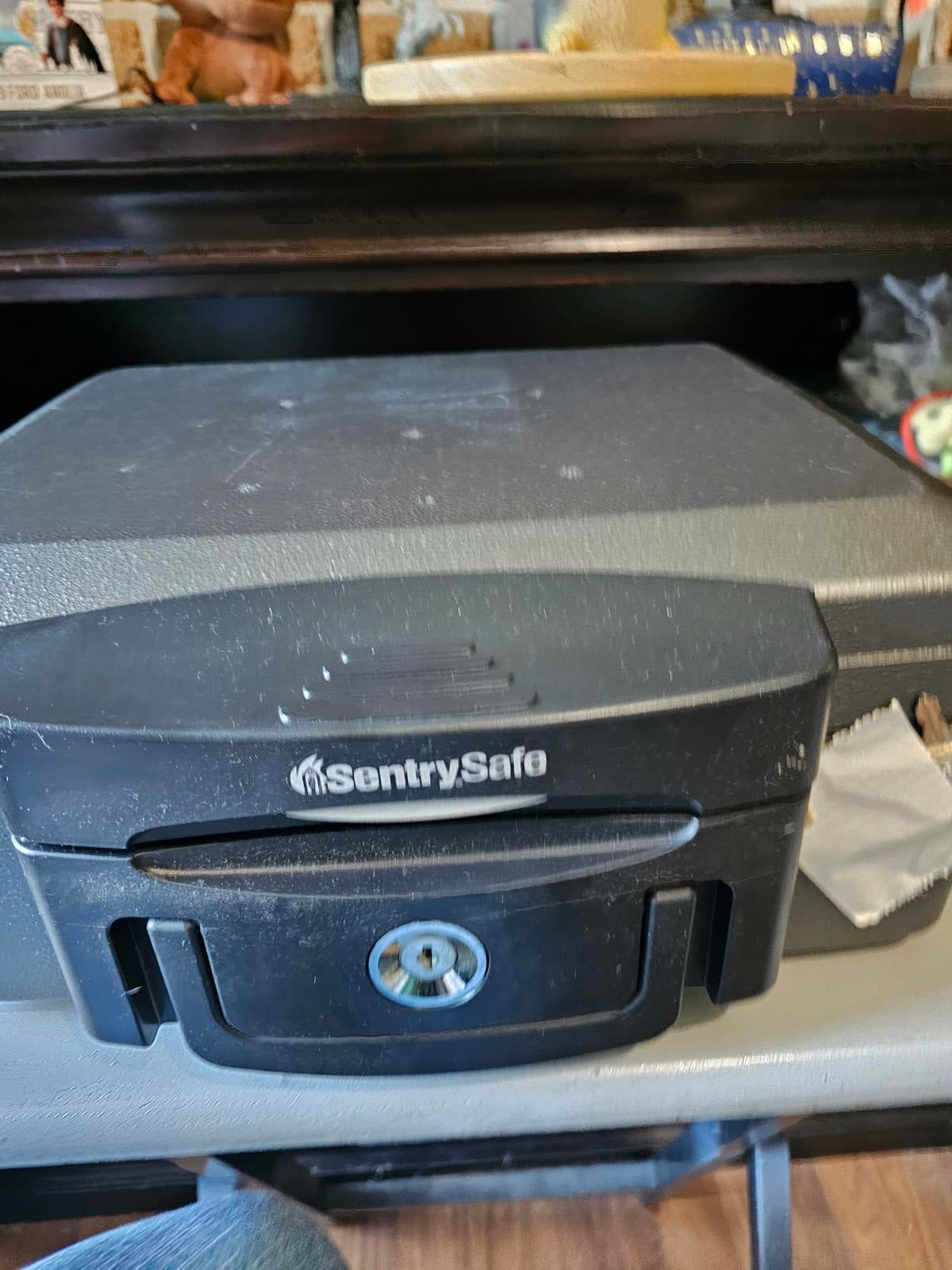 NEW SentrySafe H0100 Fireproof Waterproof Security Safe – Key Lock – Unused