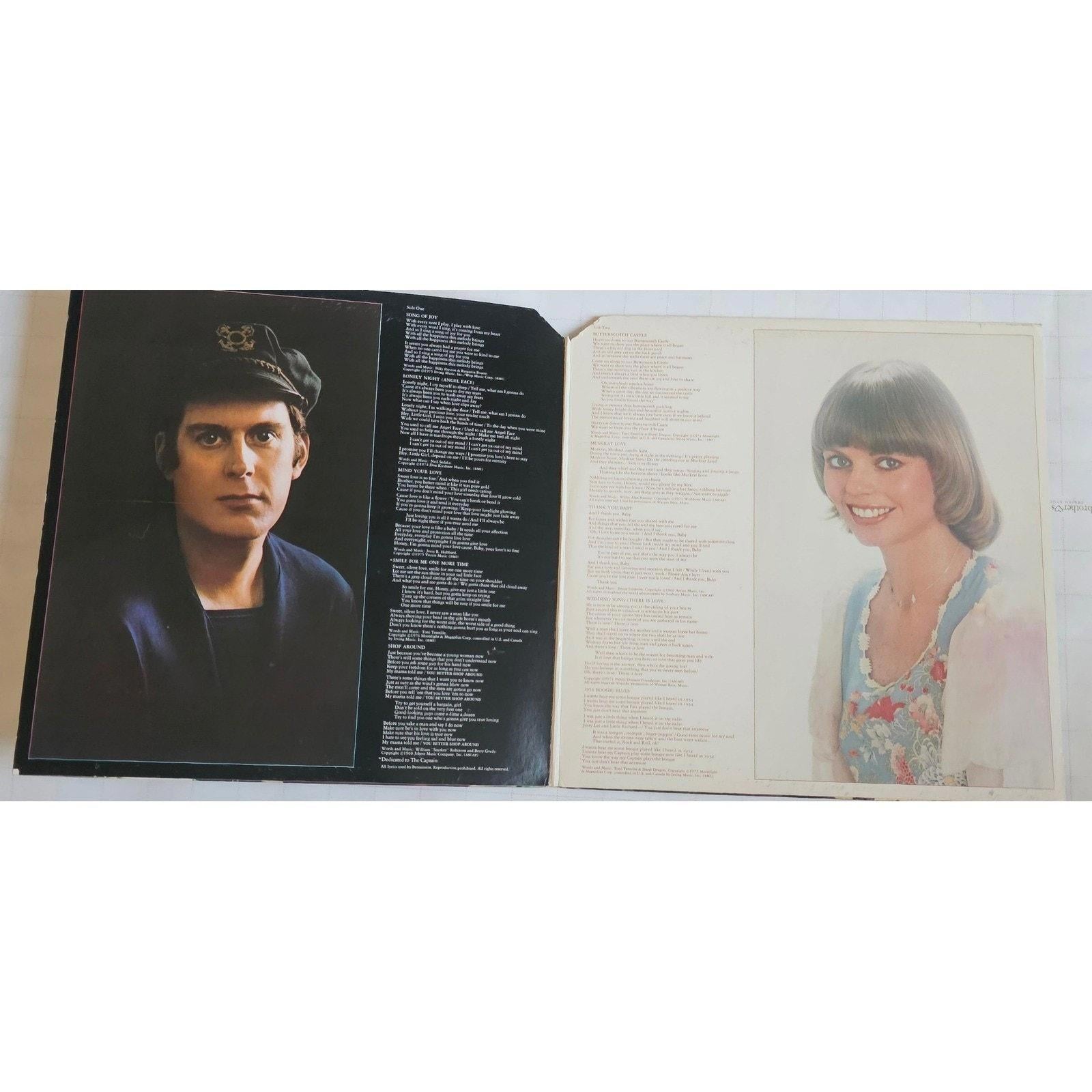 Captain & Tennille Song of Joy Vinyl Record LP 1976 A&M Records Vintage Music - good-g-