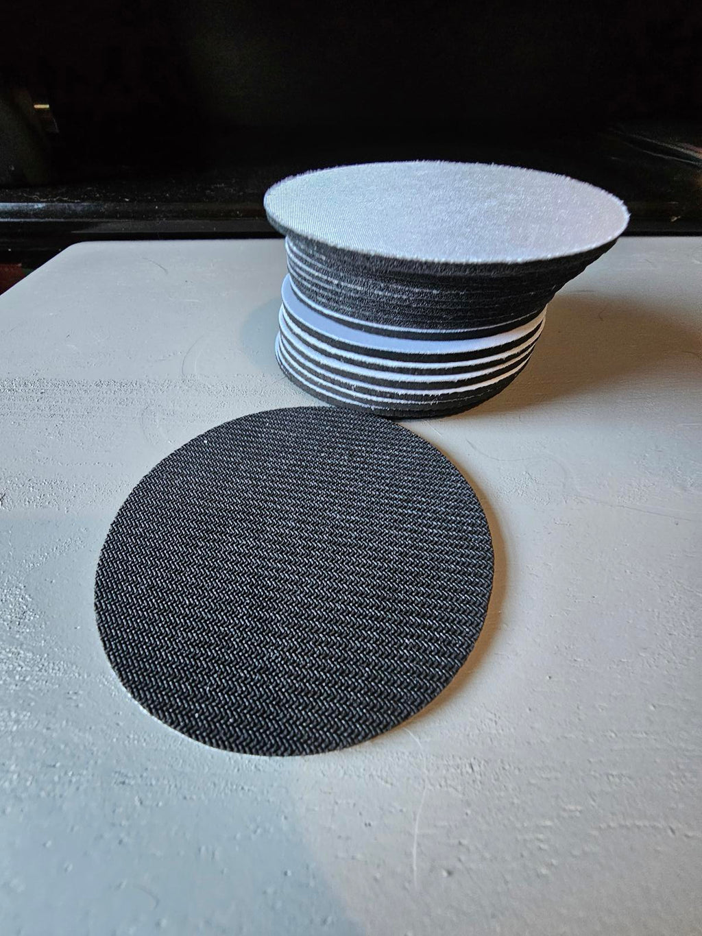 Sublimation Blank Cup Coasters 4x4” Round Rubber Heat Transfer Blanks