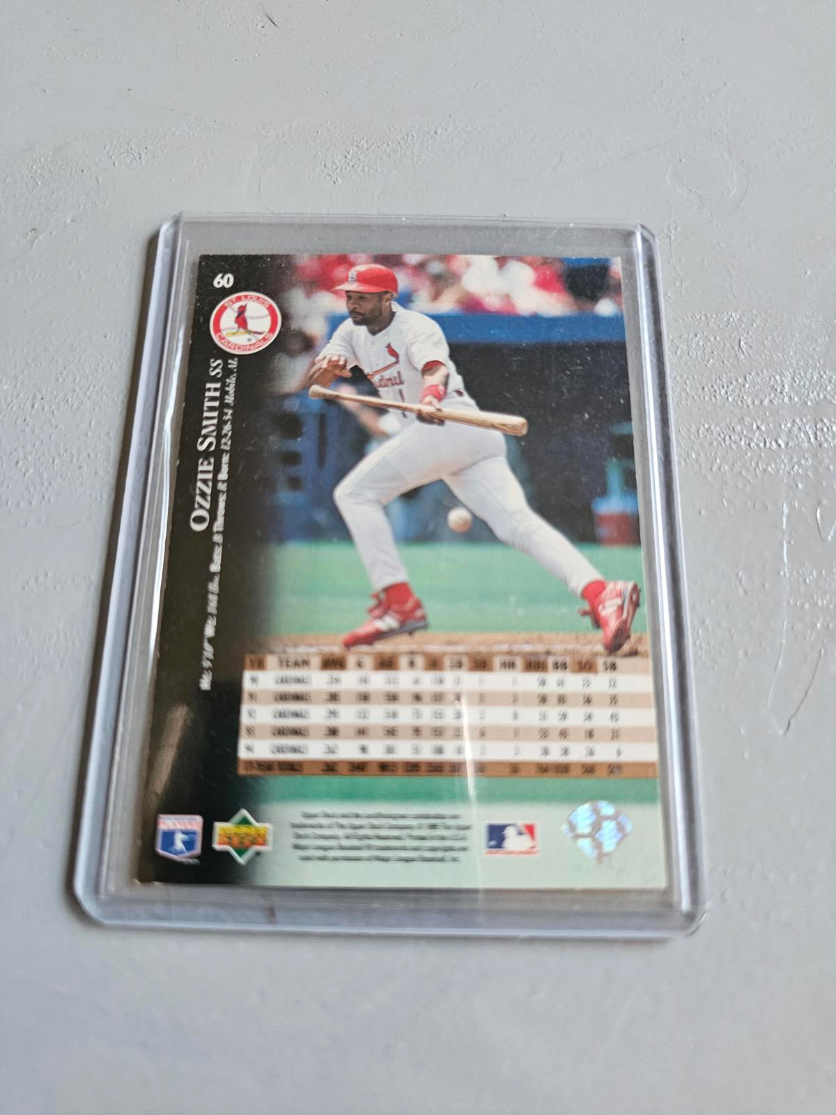 Ozzie Smith St. Louis Cardinals Baseball Card - Vintage Collector's Gem