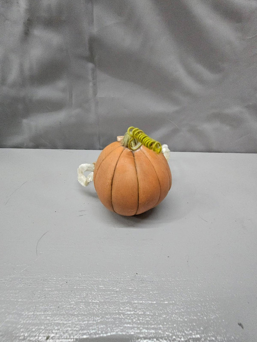 Pumpkin Head Doll Plush Legs Sneakers Whimsical Halloween Decor