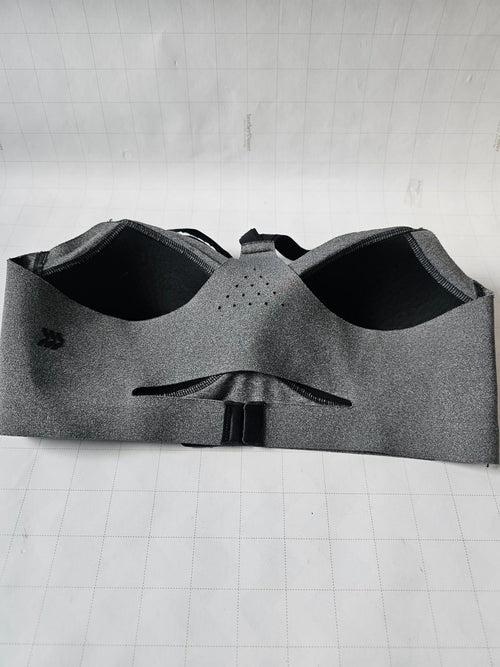 All In Motion Sports Bra S Gray Racerback Stretch Activewear