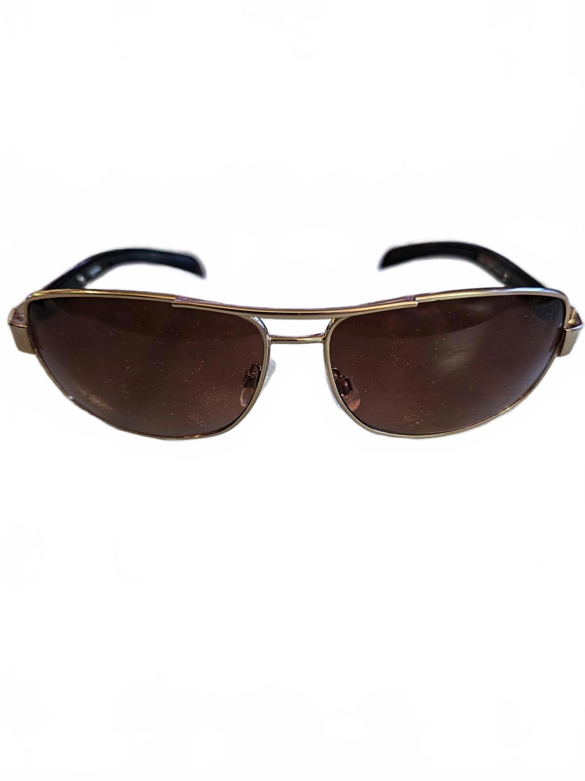 Aviator Sunglasses UV400 Brown Gradient Gold Frame Everyday Chaos Ready