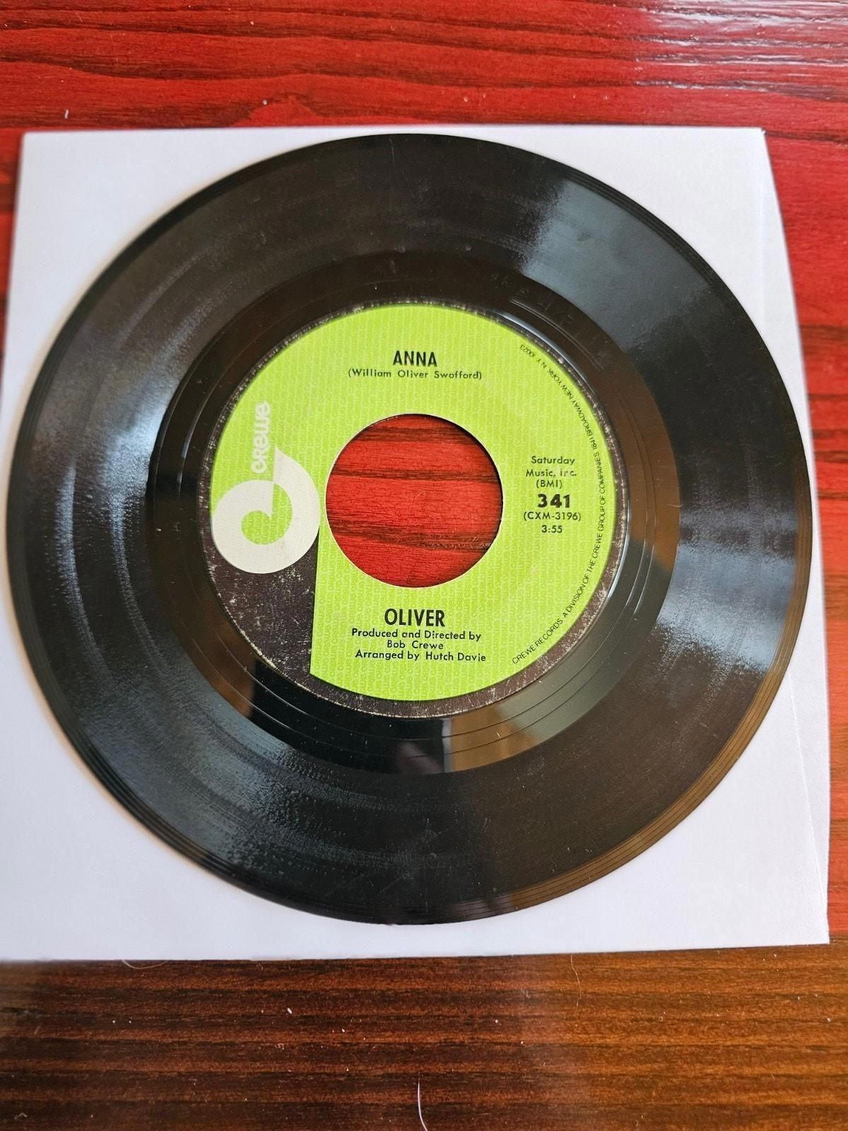 OLIVER Angelica/Anna 45 7" Record Vinyl Records