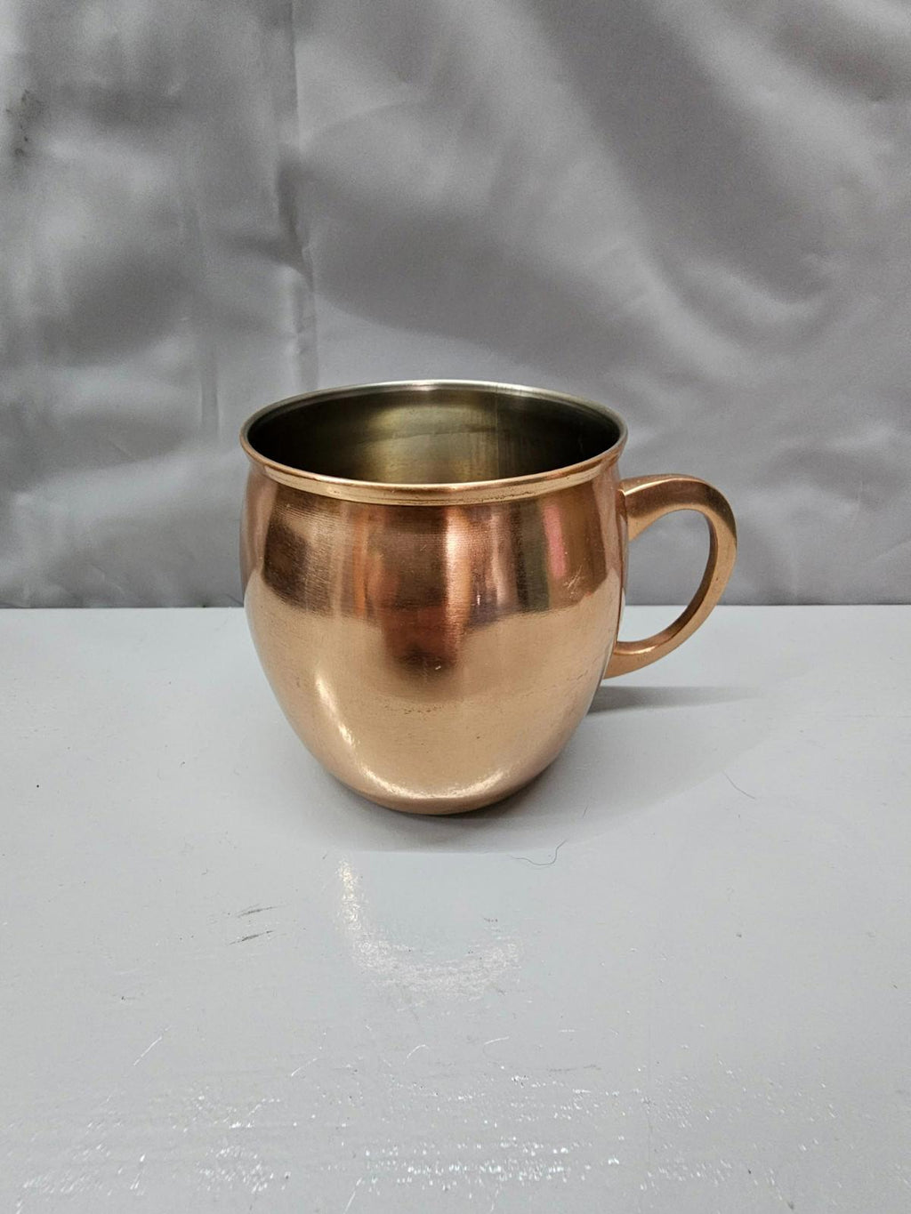 Mikasa Moscow Mule Copper Mug Polished Copper Finish with Brass Handle 16 oz