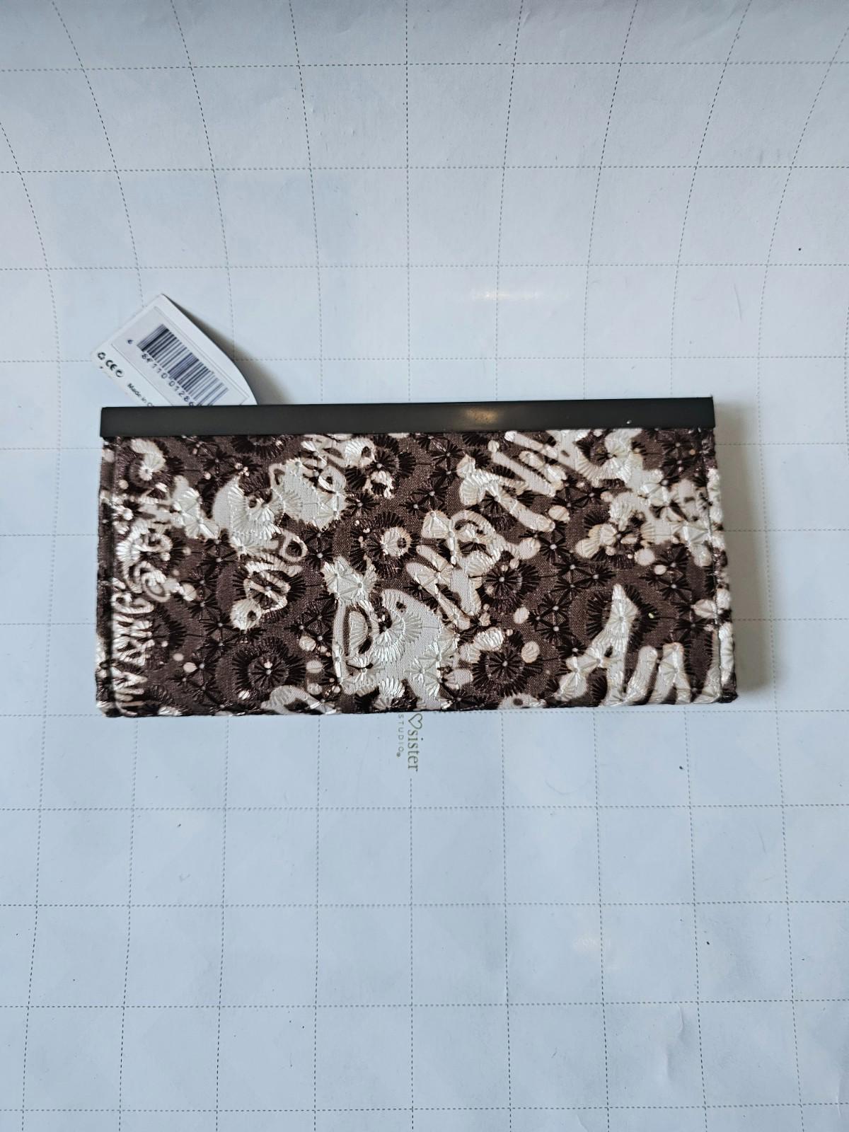 Funky Floral Embroidered Women's Wallet - Holds Your Cash and Your Secrets!