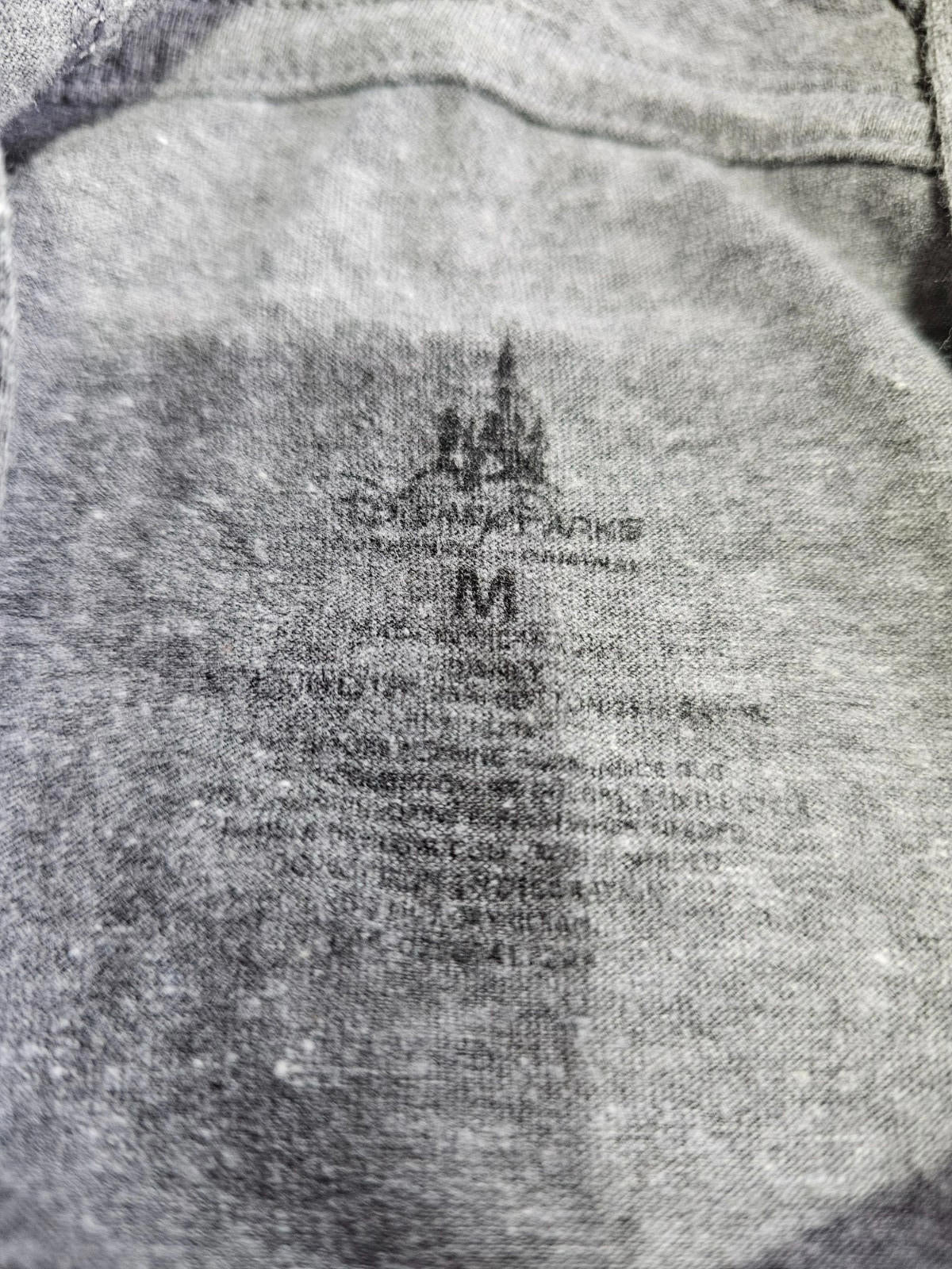 Disney Festival of Holidays 2017 Gray Long Sleeve Tee M Rare