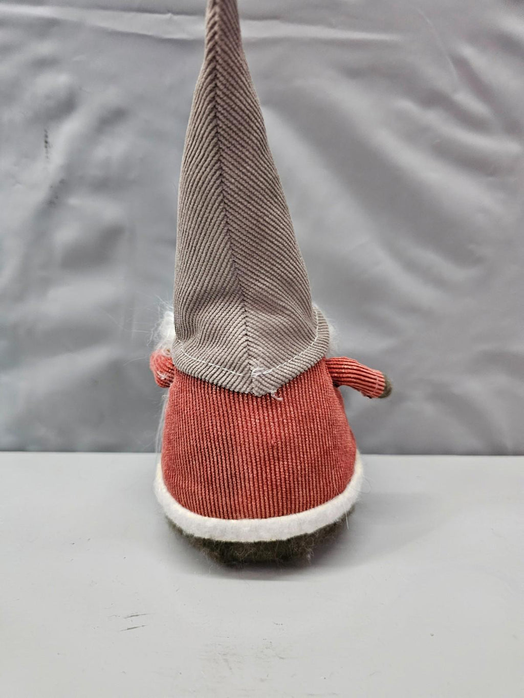 Rustic Nordic Christmas Gnome Plush Santa Tomte with Long White Beard & Knit H