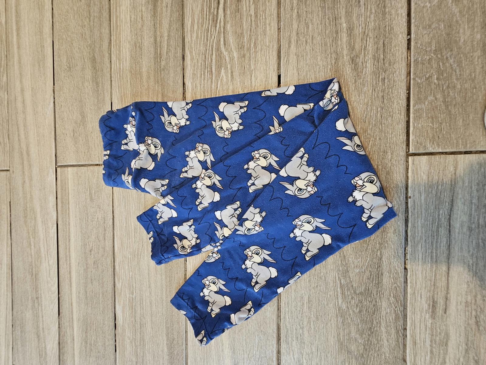 Disney Lularoe OS Leggings Blue Thumper Print Soft Stretch Bunny