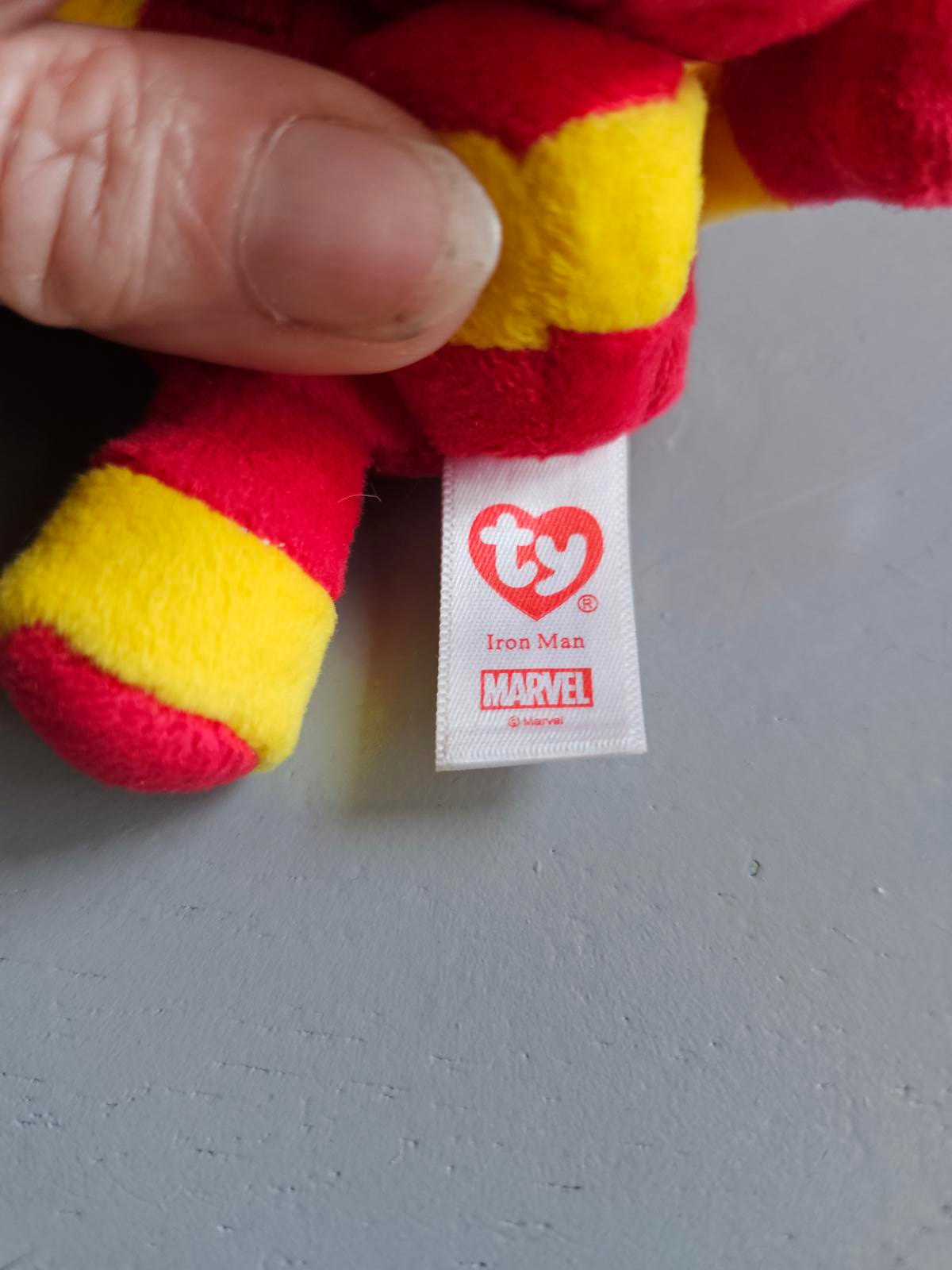 Mini Iron Man Beanbag Plush Keychain