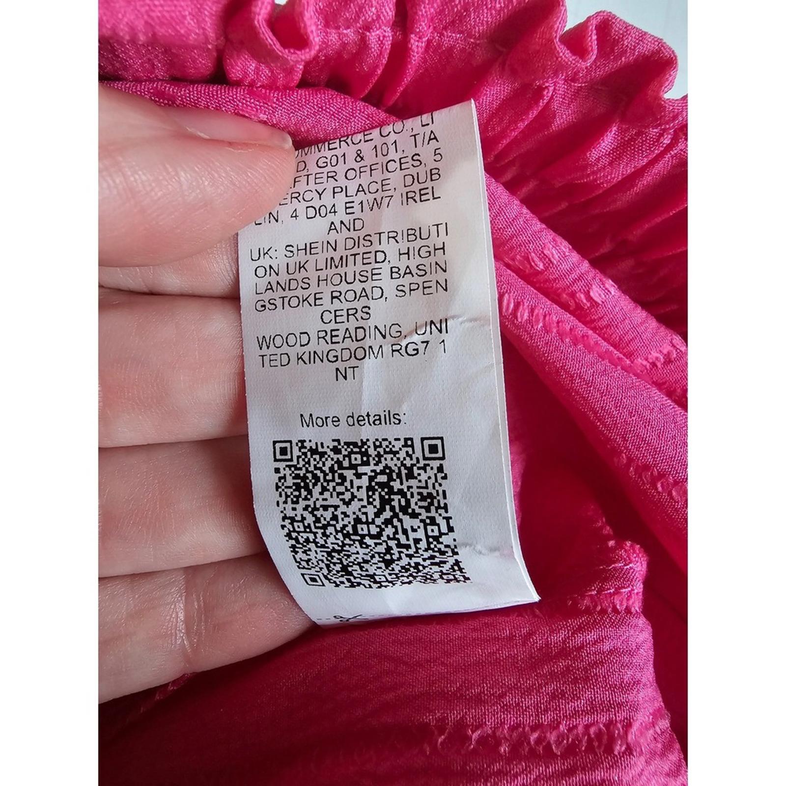 SHEIN Womens Hot Pink Casual Shorts Elastic Waist Summer Lightweight M