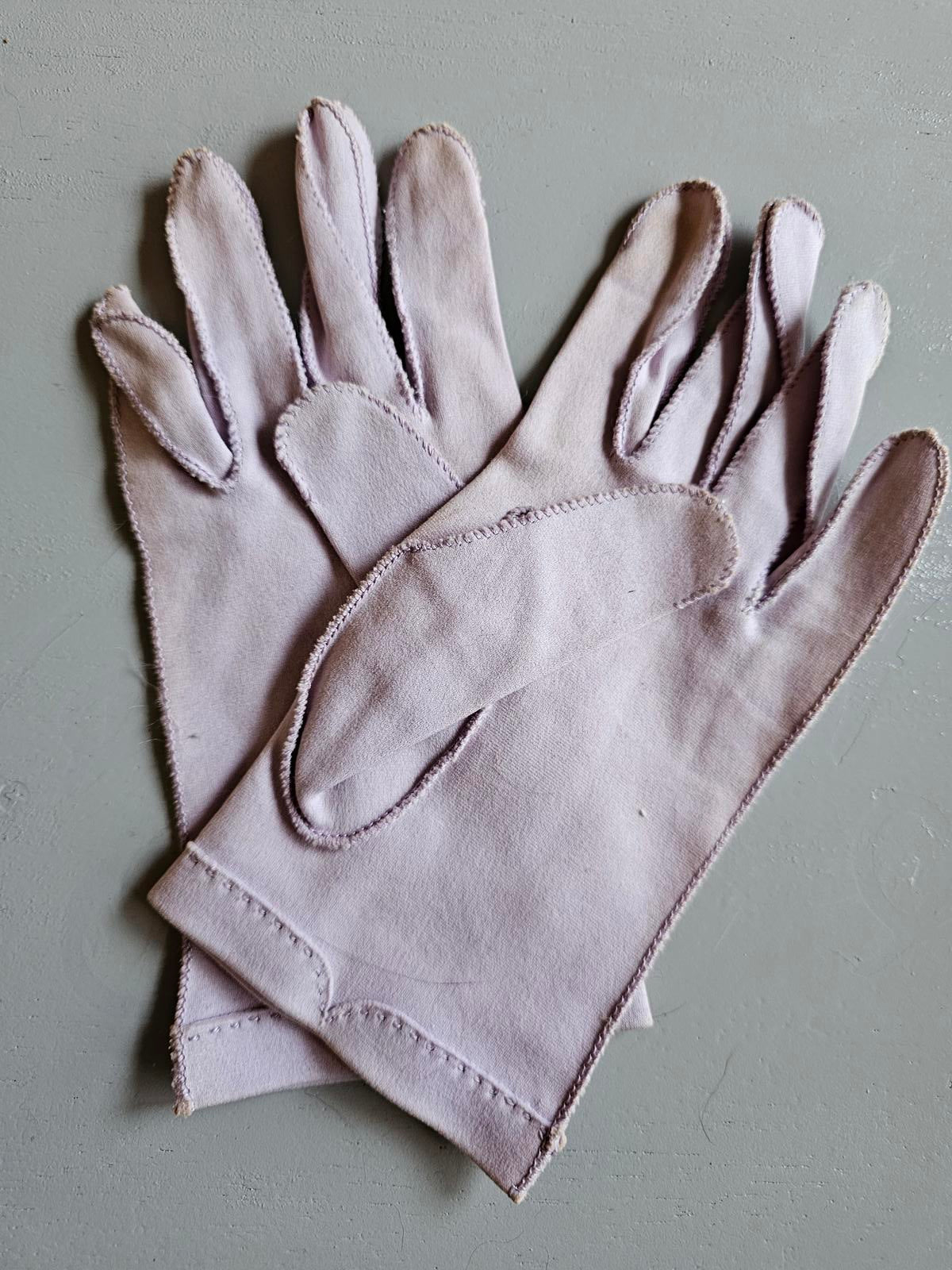 Vintage Crescendoe Leather Tailored Gloves - Size 7½