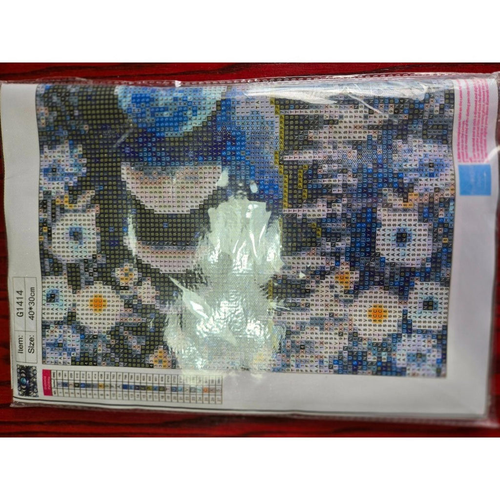 Moon Phases Cosmic Florals Diamond Painting Kit Witchy Craft Vibes