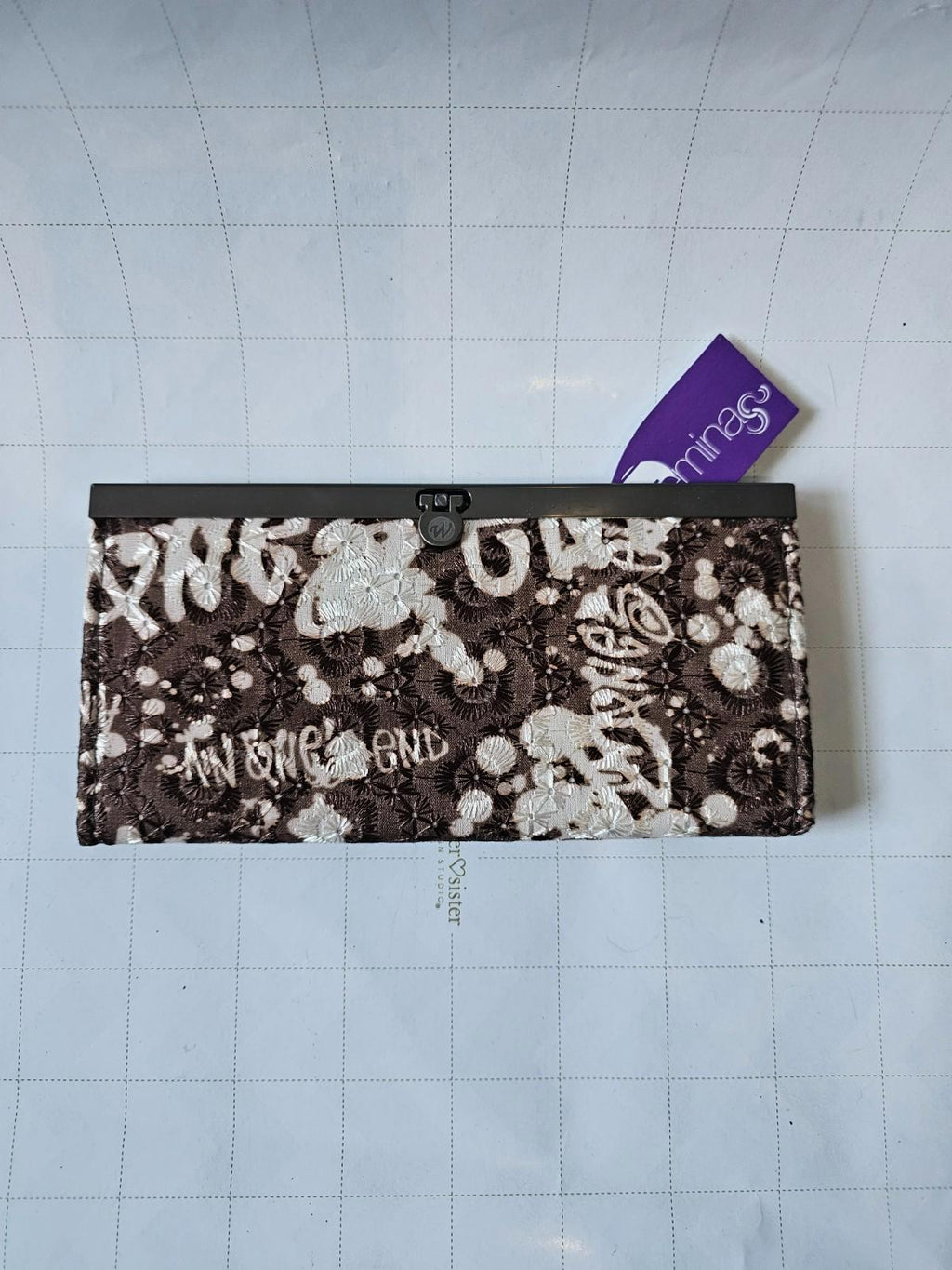 Funky Floral Embroidered Women's Wallet - Holds Your Cash and Your Secrets!