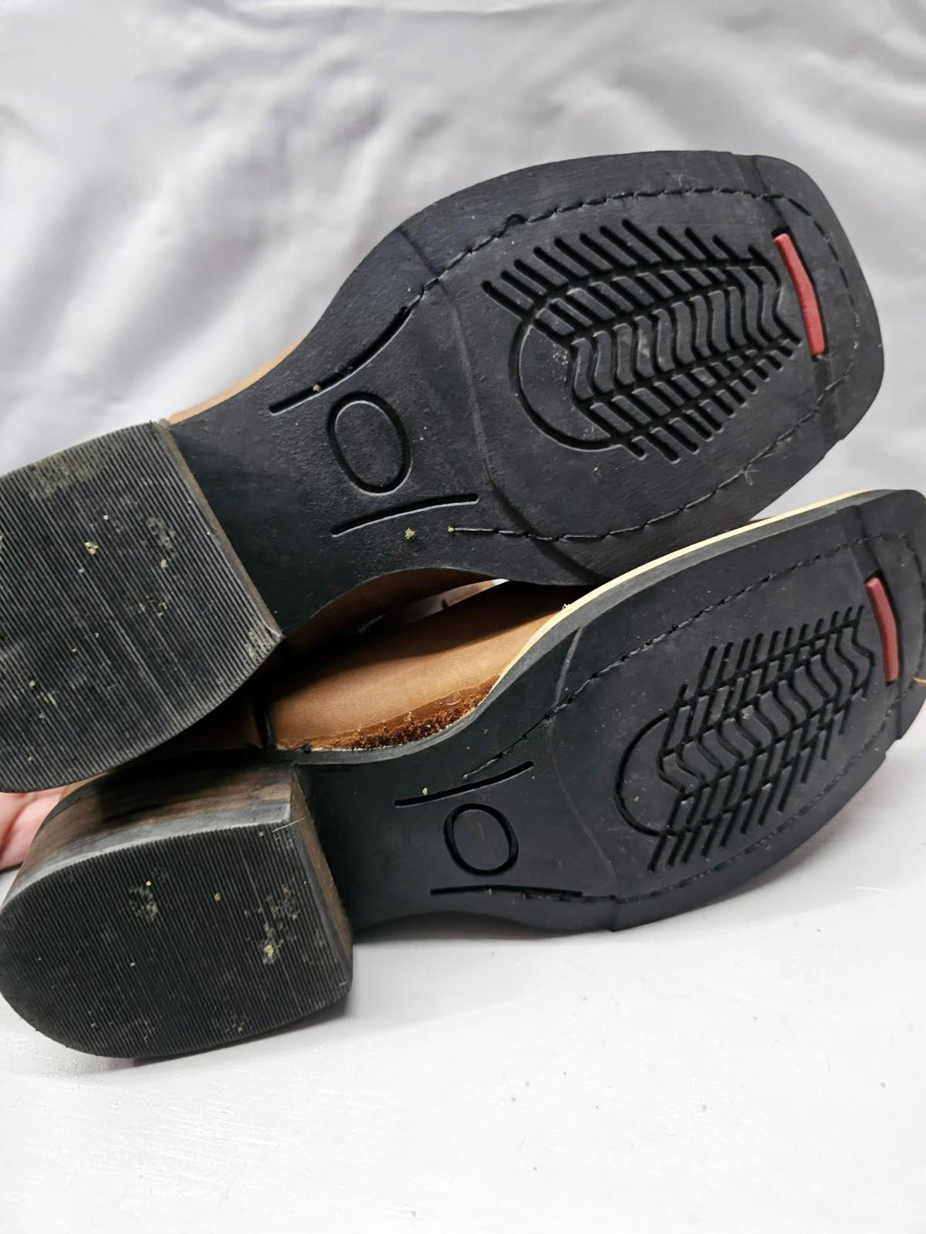 Ranger’s Boots Men’s Western Cowboy Boots Brown Leather Size ~8.5” Sole