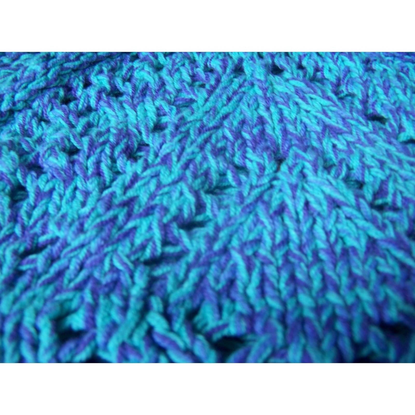 Staring at Stars Blue Purple Crochet Halter Top Boho M