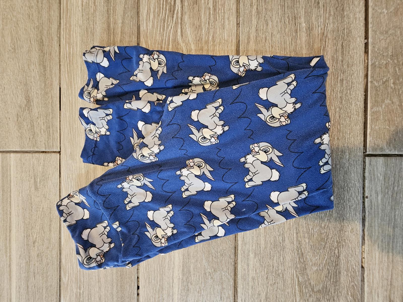 Disney Lularoe OS Leggings Blue Thumper Print Soft Stretch Bunny