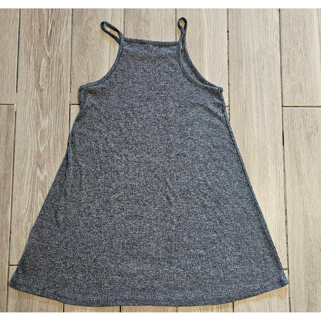 Pink Rose Navy Marled Sleeveless Knit Dress Women's M NWT