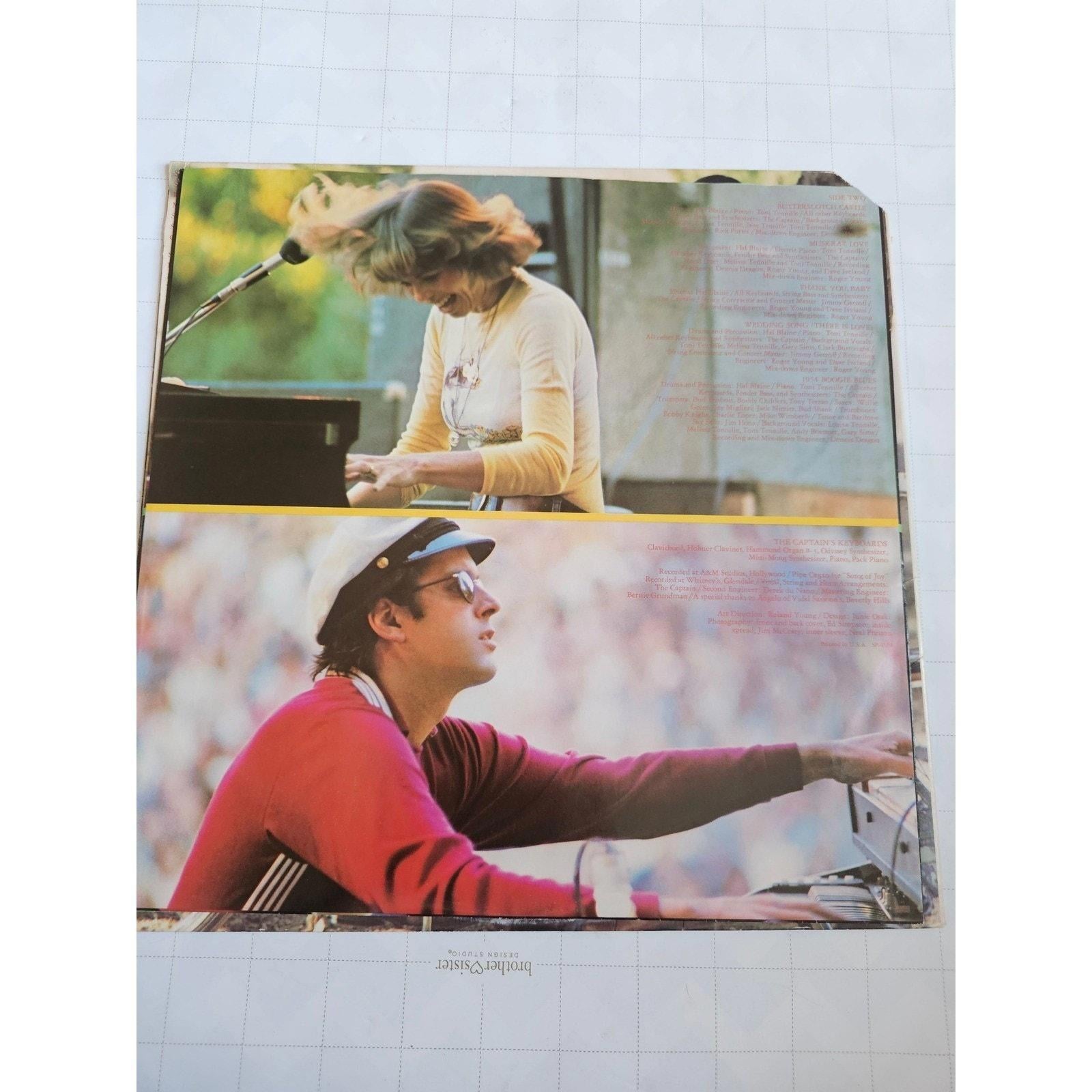 Captain & Tennille Song of Joy Vinyl Record LP 1976 A&M Records Vintage Music - good-g-