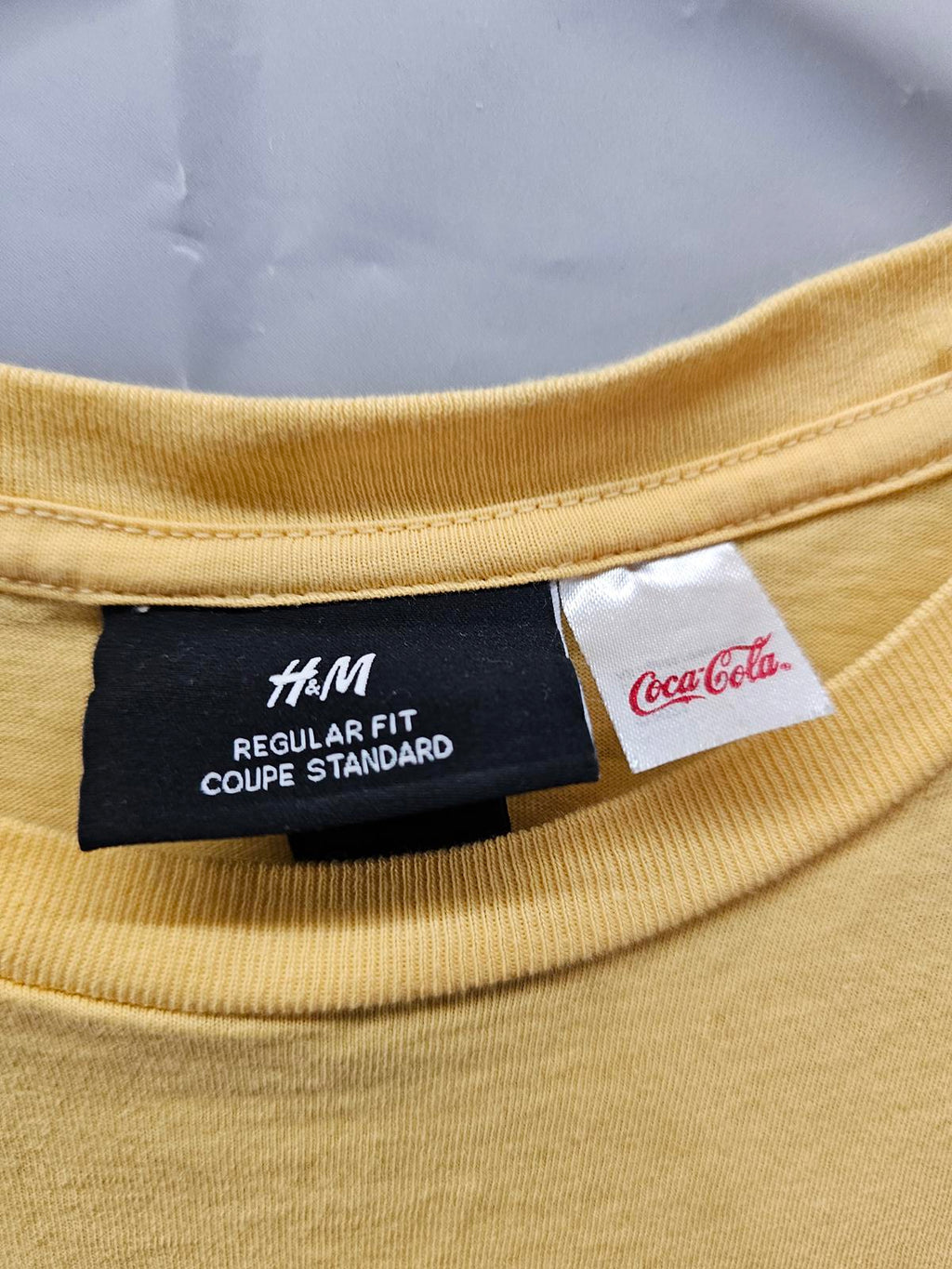 H&M x Coca-Cola “Enjoy Fanta” Graphic T-Shirt Yellow Size Small