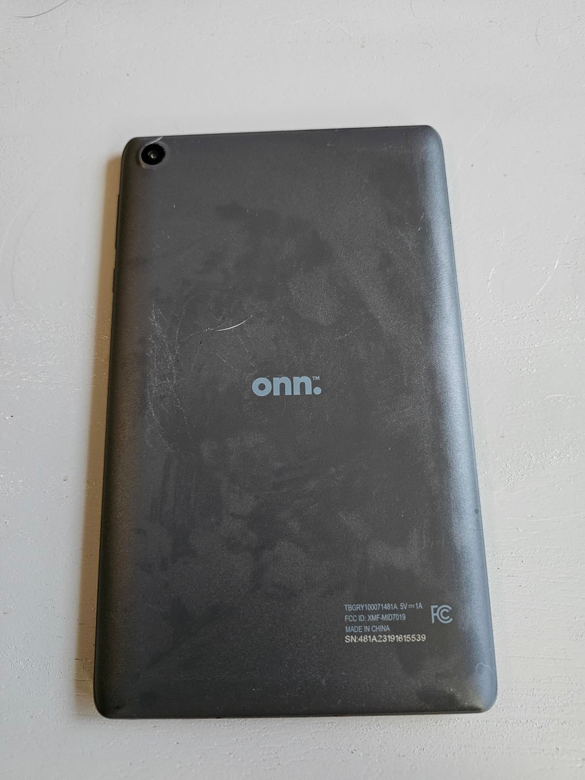 ONN 7" Android Tablet Black – Screen Damage, Does Not Power On, For Parts