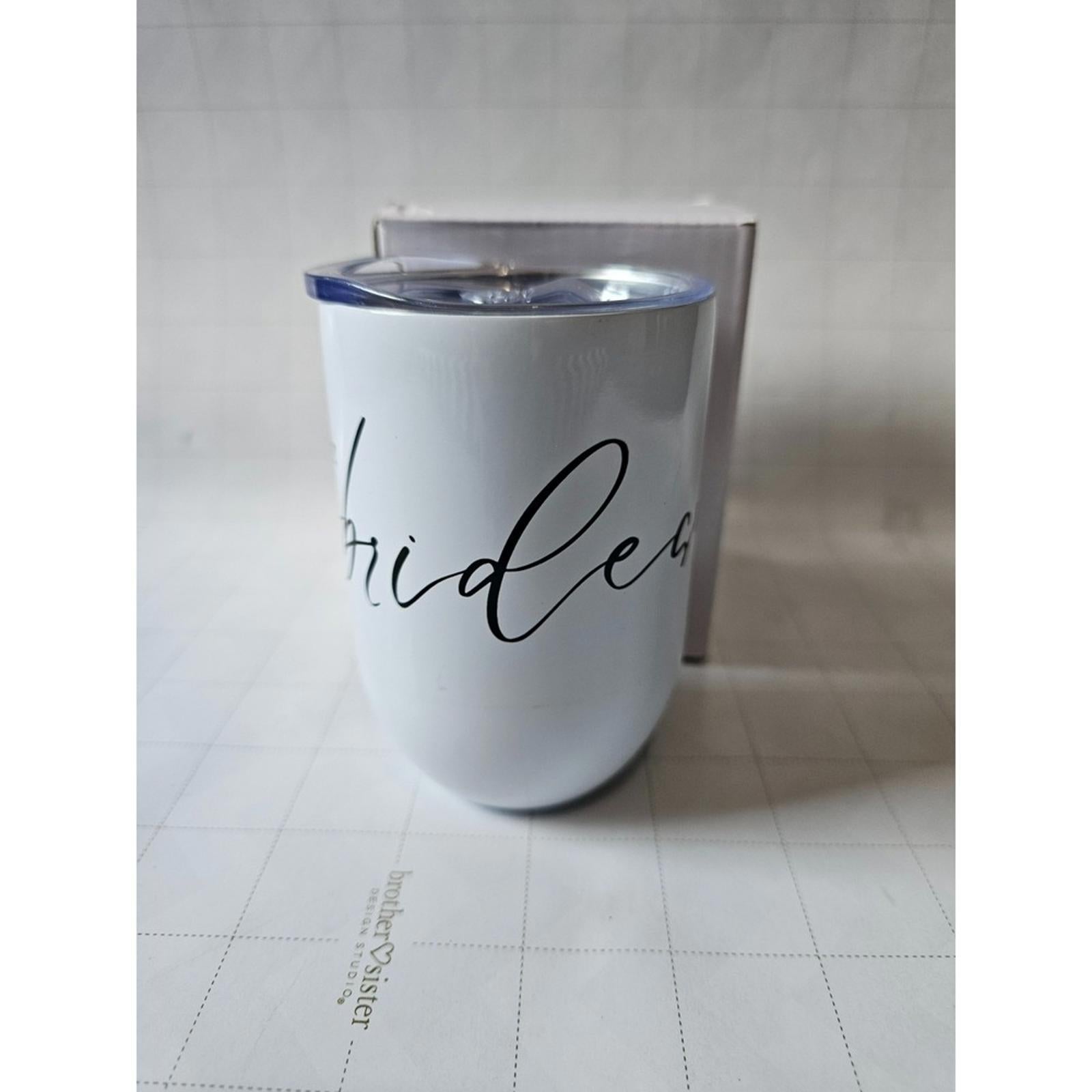 Bridesmaid Proposal 12oz Wine Tumbler Stainless Steel Double Wall Insulated