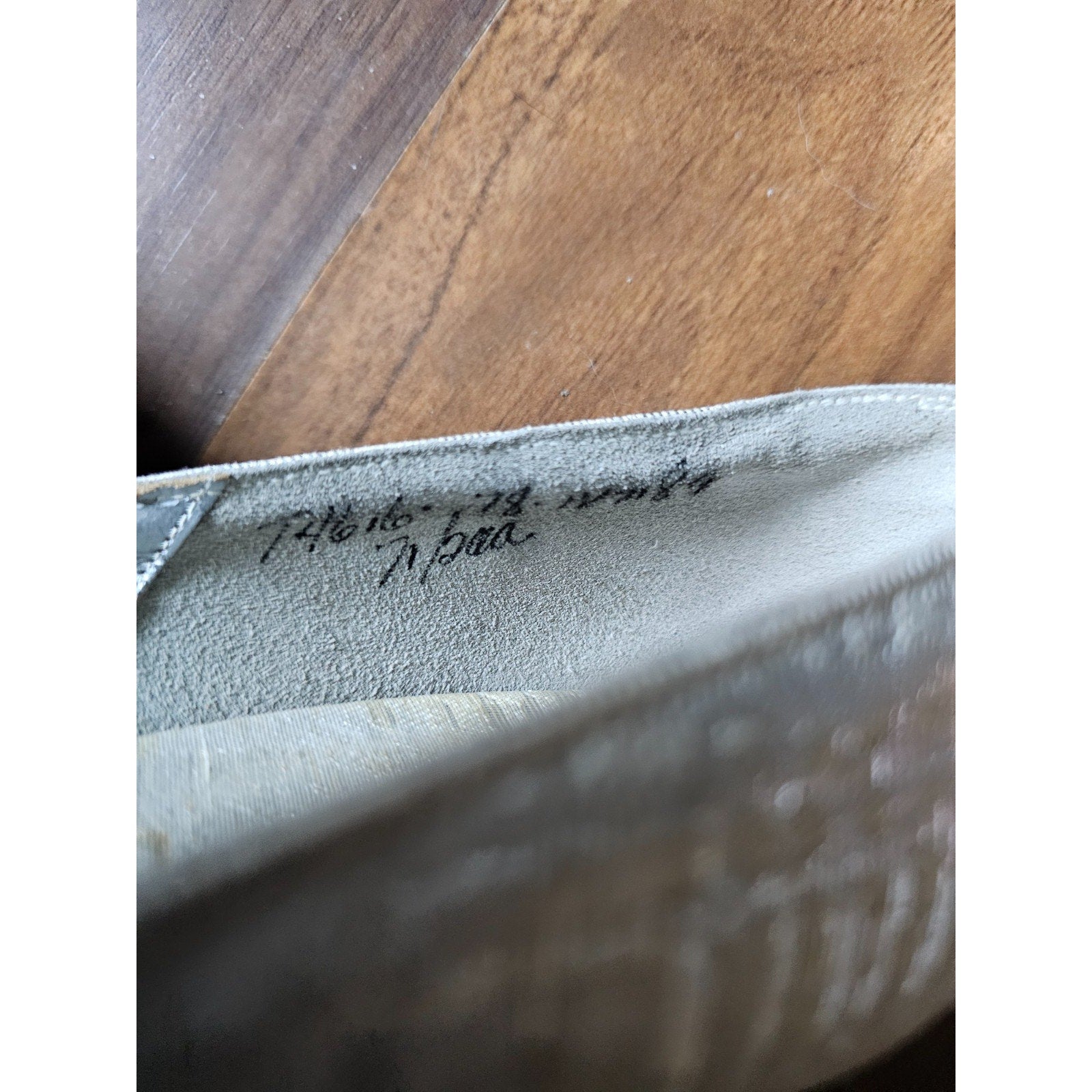 Vintage 1960s John David Denver Wedding Shoes Ivory Rhinestone Buckle Heels 7.5