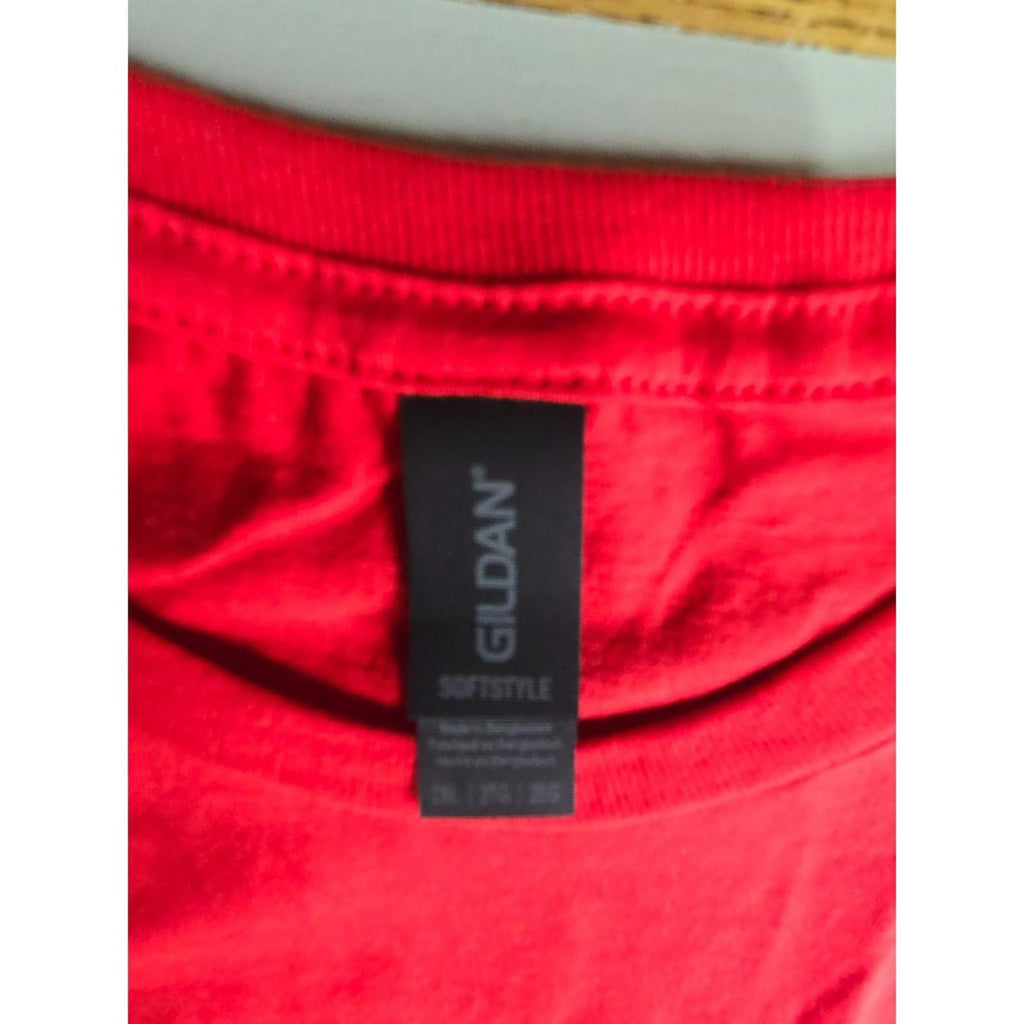 NEW Gildan Softstyle Red T Shirt Size 2XL Cotton Blend Unisex